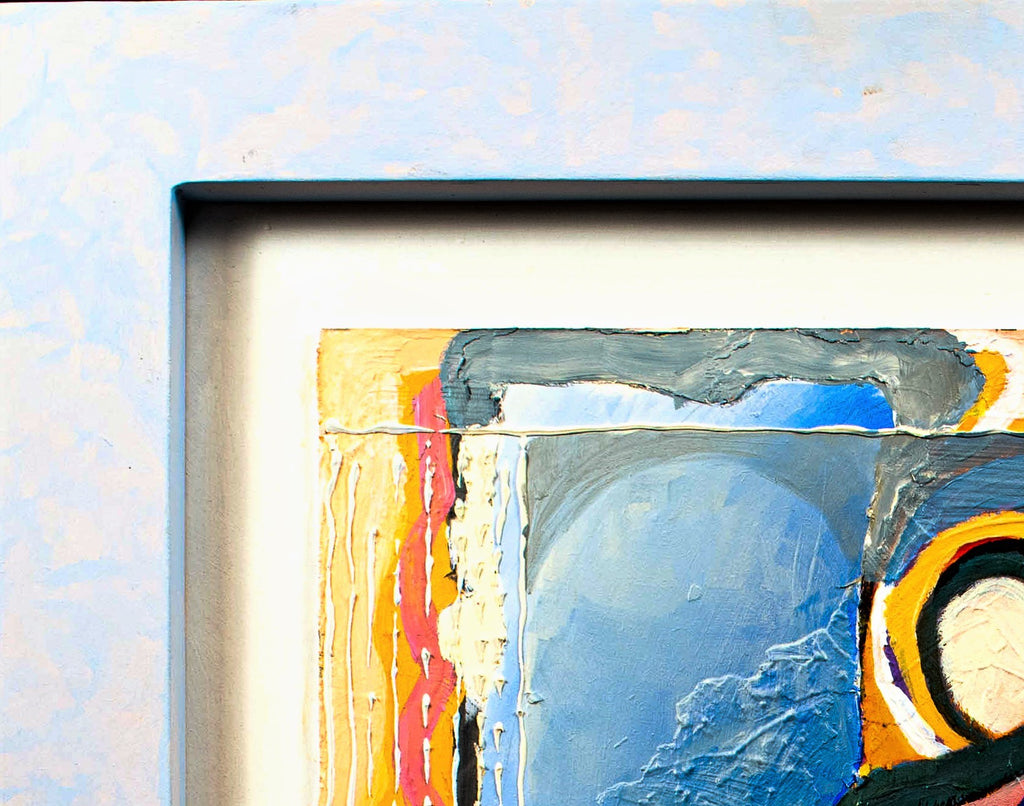 Mother & Child. Acrylic on board, Spate Hunterman (Robert Hunt) 1934
