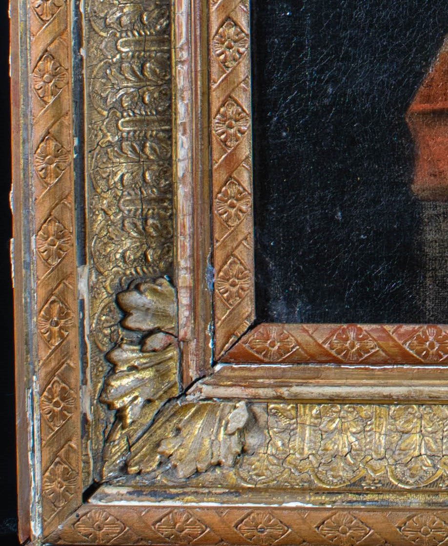 Oil Painting, Jan Hus, RARE 18th-Century,  Courageous Reformer of Christian Religion