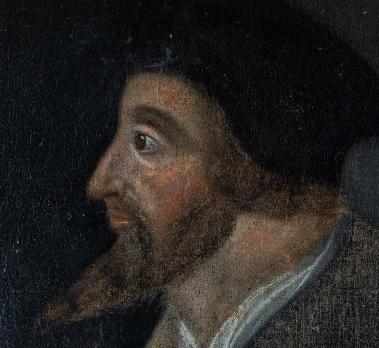 Oil Painting, Jan Hus, RARE 18th-Century,  Courageous Reformer of Christian Religion