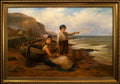 Painting, 'Waiting for Papa', G Turner, Oil on canvas