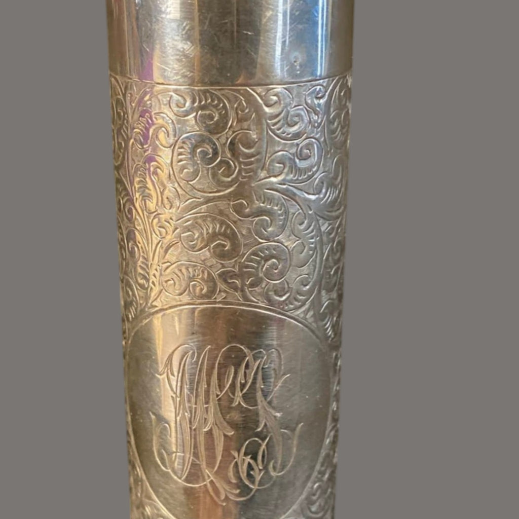Thermometer, Antique, Silver, Rare, Pocket size