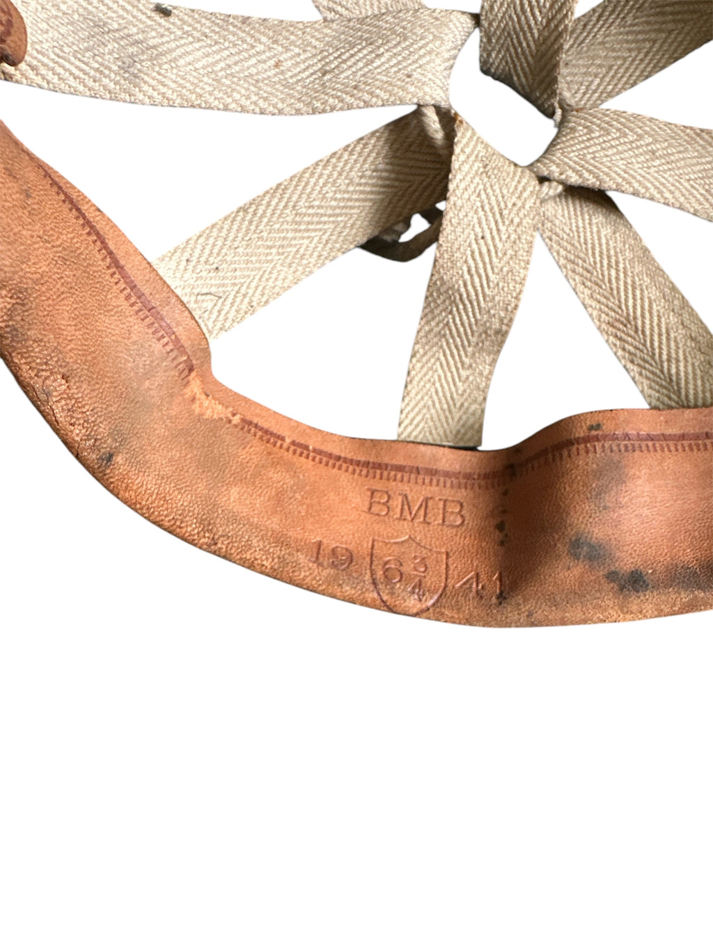 Helmet, Original WWII British Zuckerman Civil Defence Steel, BMB 1941
