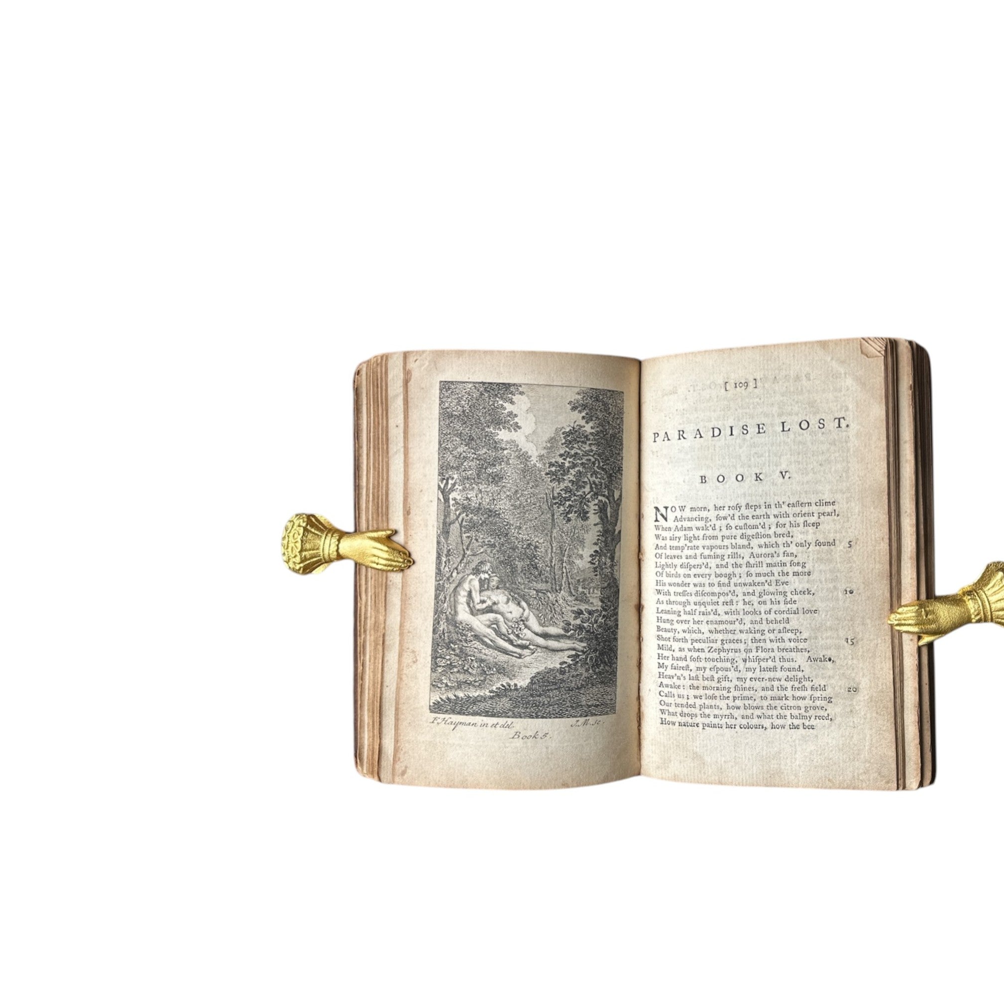 JohnMilton, "PARADISE LOST" Illustrated by E HAYMAN, Rare 1770 Edition