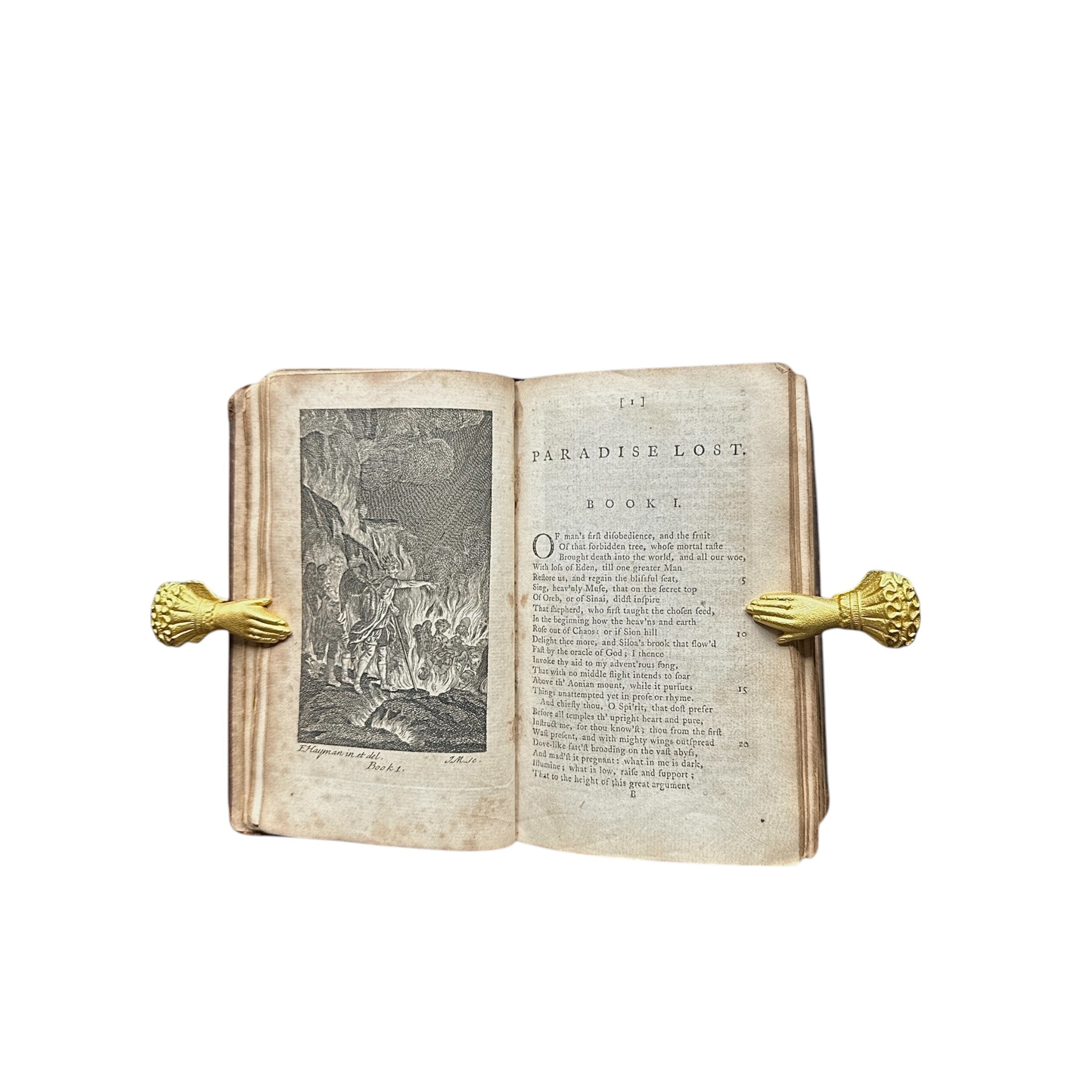 JohnMilton, "PARADISE LOST" Illustrated by E HAYMAN, Rare 1770 Edition