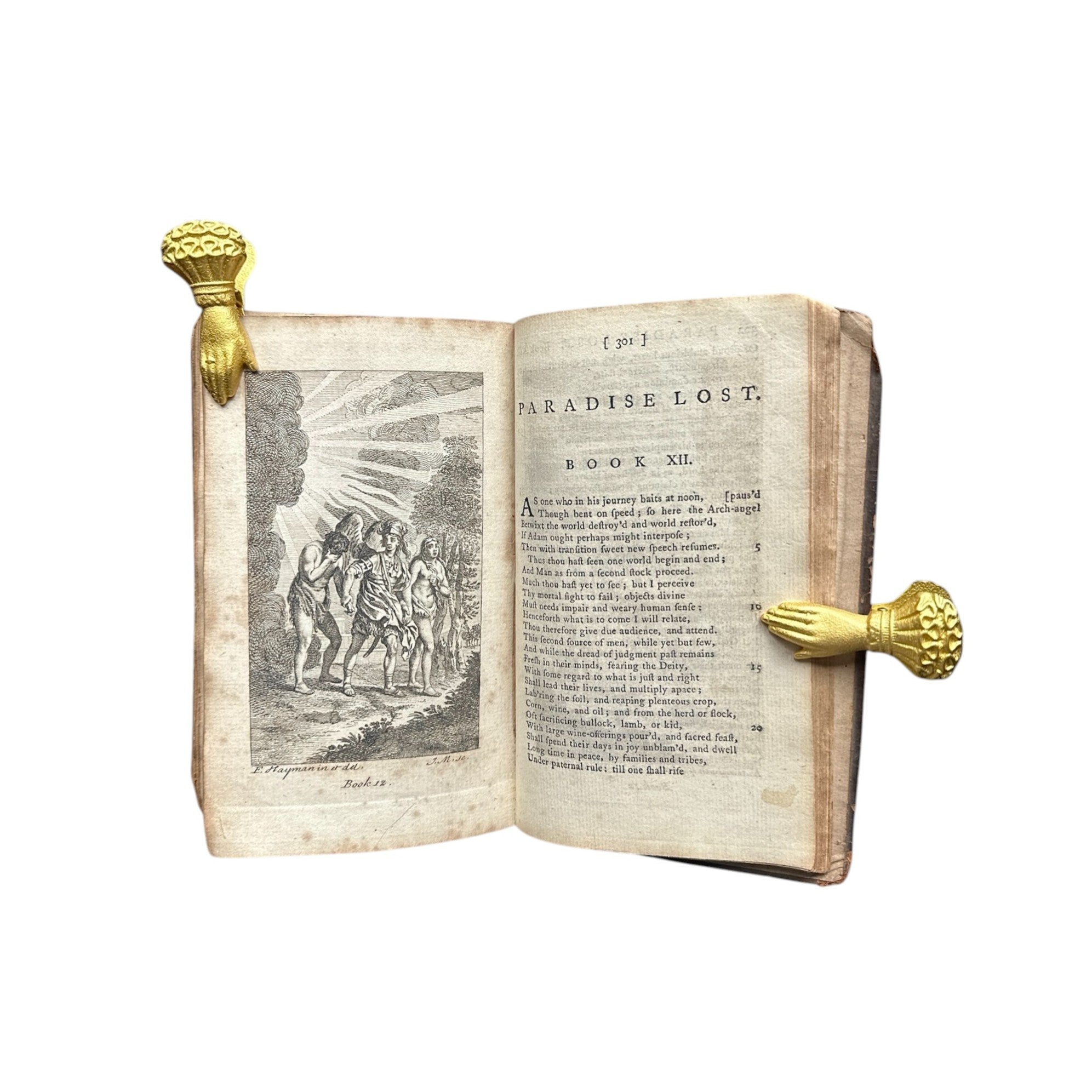 JohnMilton, "PARADISE LOST" Illustrated by E HAYMAN, Rare 1770 Edition