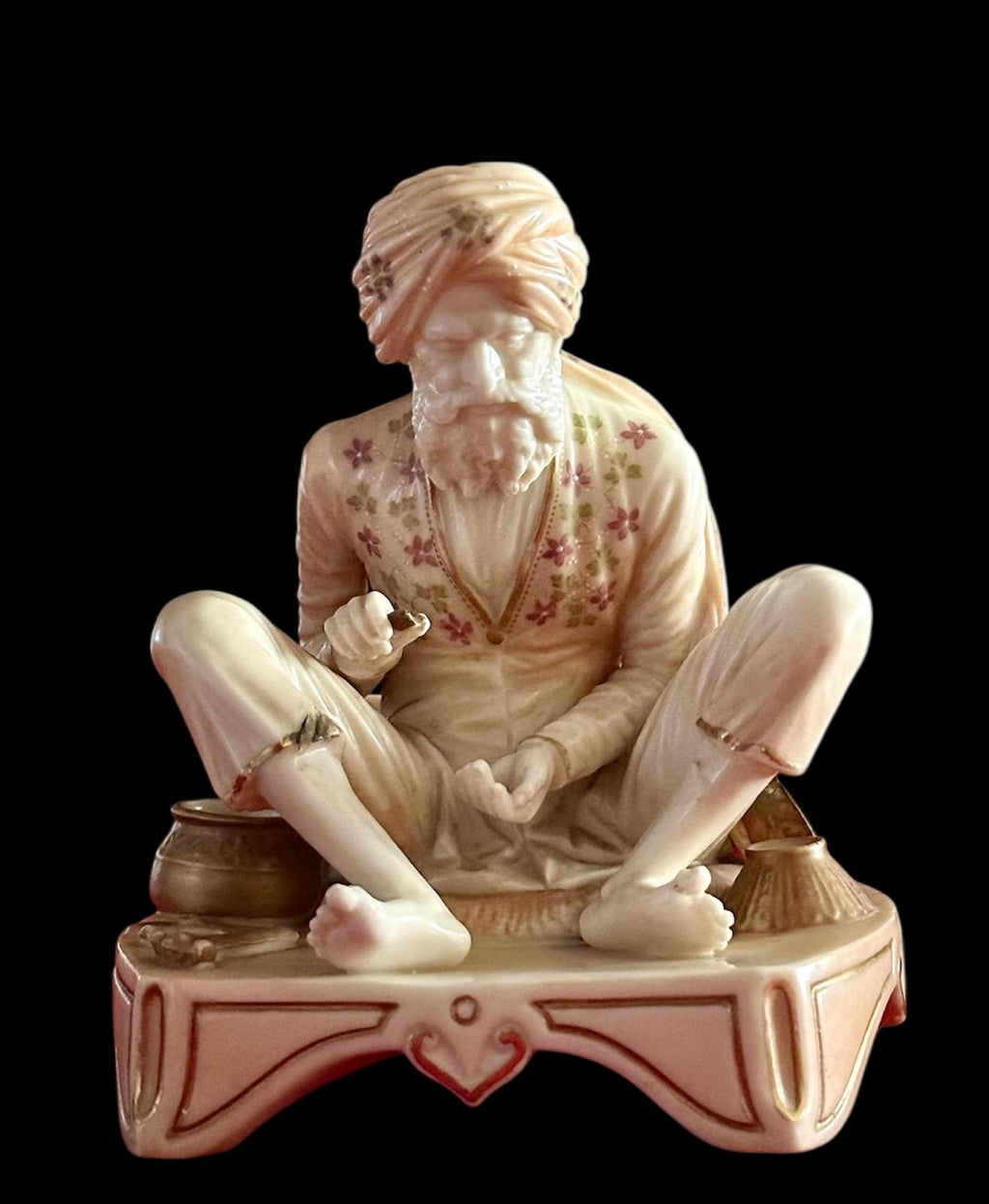 Royal Worcester "Karan Singh, The Copper Beater" “ James Hadley, 1888