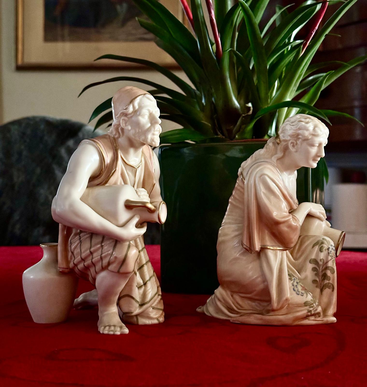 Antique Royal Worcester Set of 3 Figures
