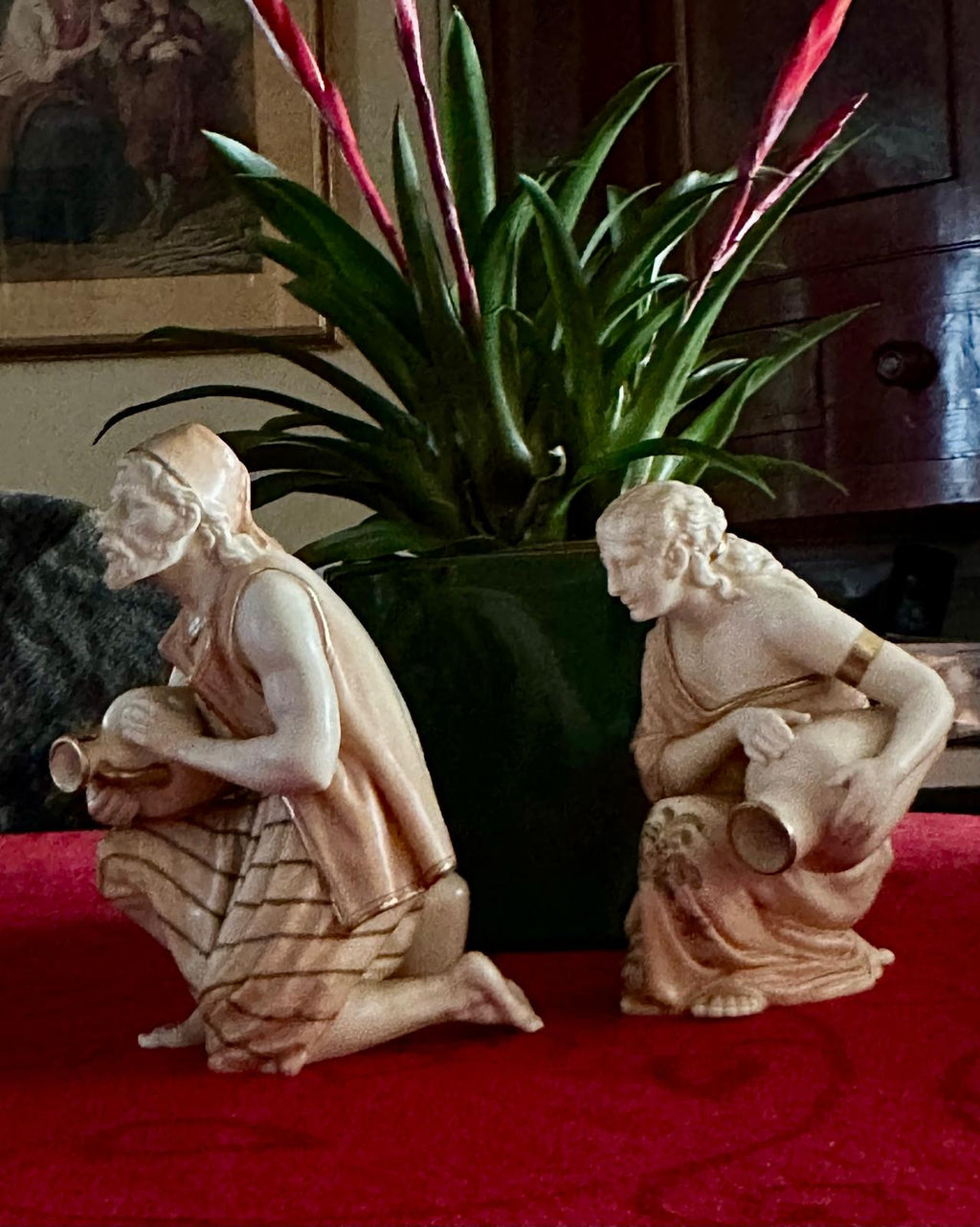 Antique Royal Worcester Set of 3 Figures