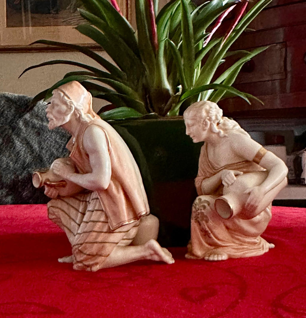 Antique Royal Worcester Set of 3 Figures