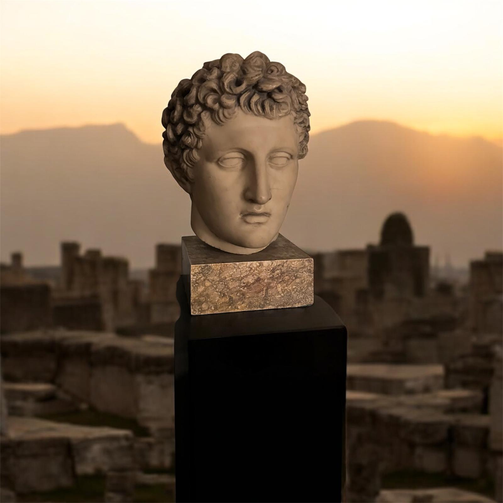 Apollo, Resin Bust, Vintage, made by British Museum, London