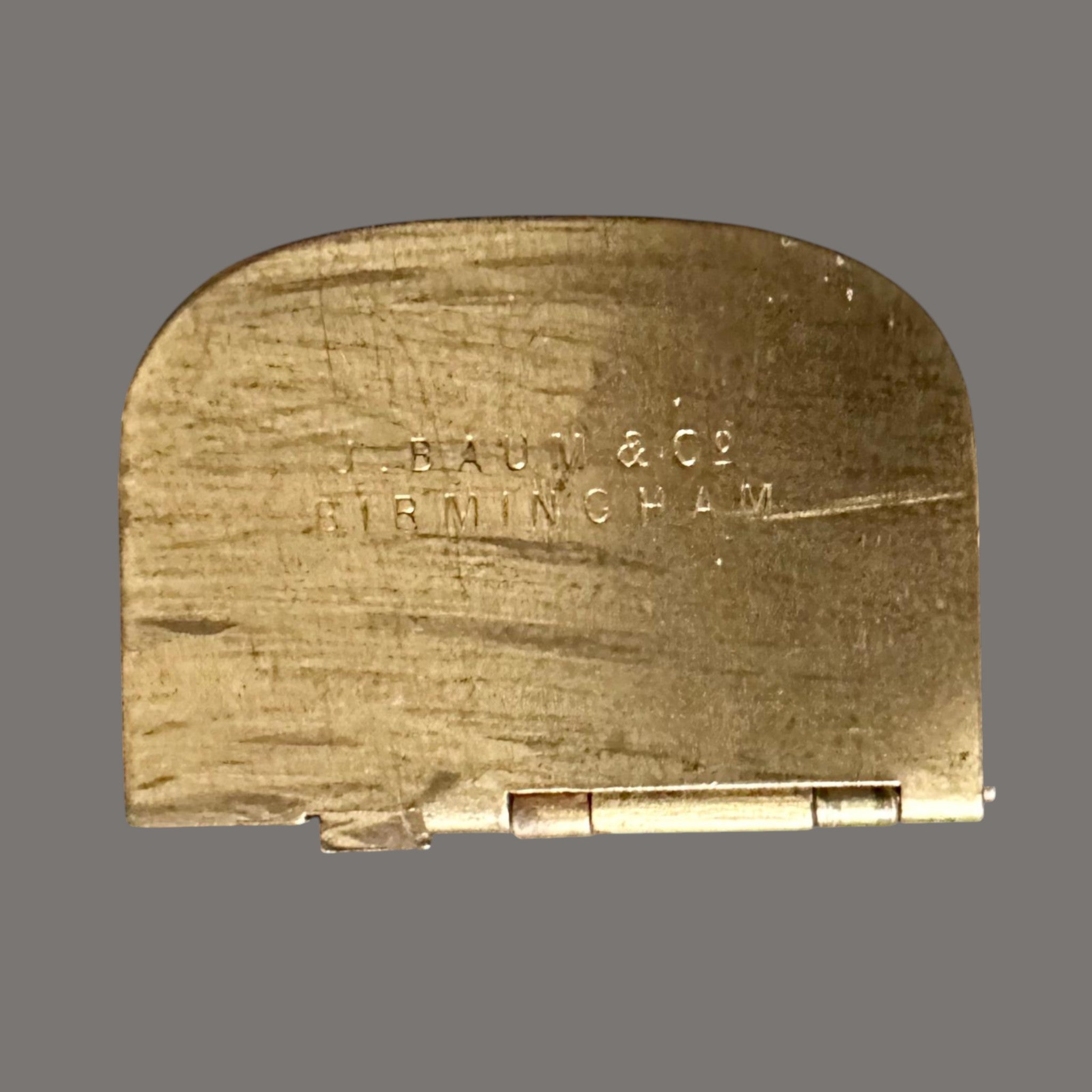 Sundial, Compass, Pocket Sundial, Brass, Antique, 1875