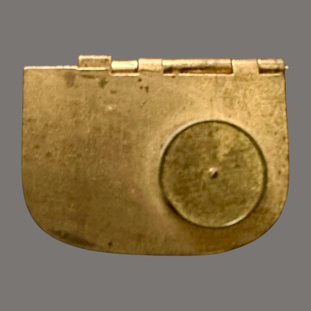 Sundial, Compass, Pocket Sundial, Brass, Antique, 1875