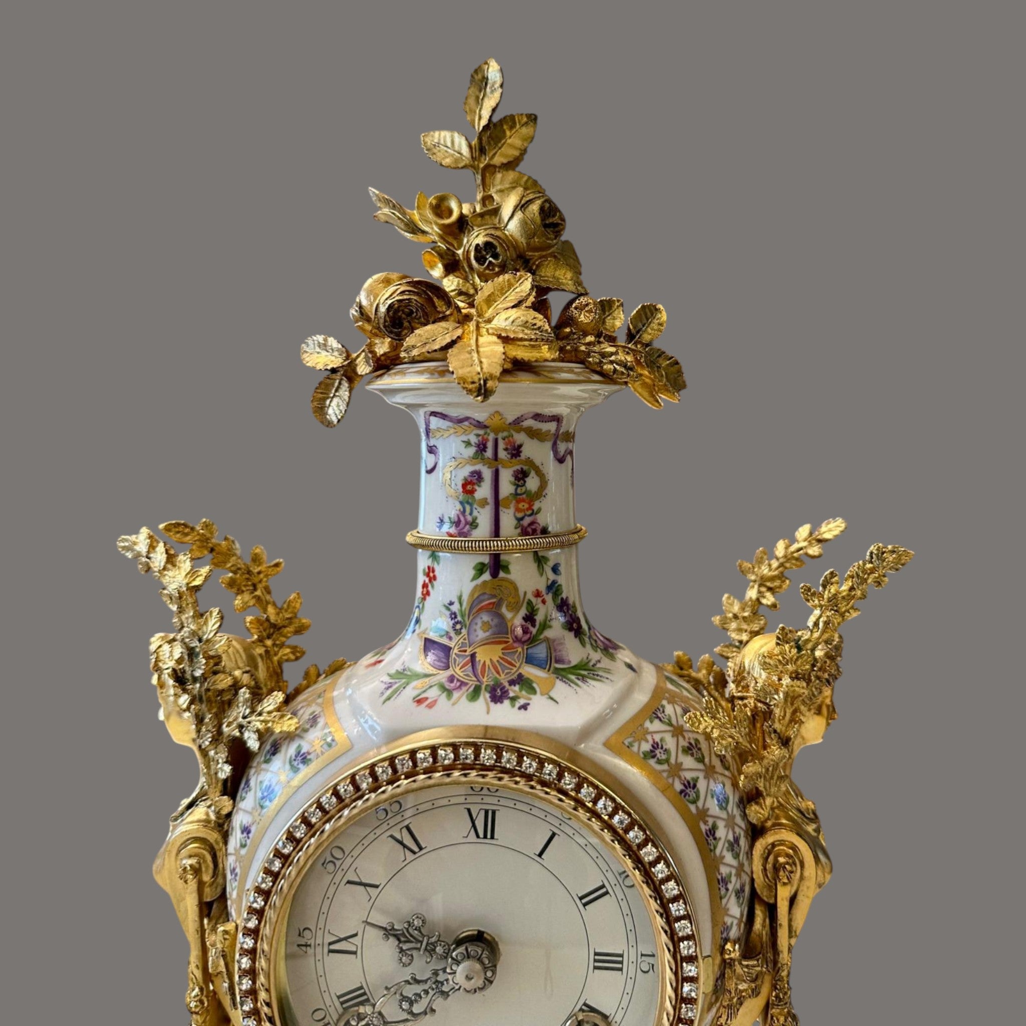 Mantel Clock, V&A, Marie Antoinette, Porcelain & Ormolu