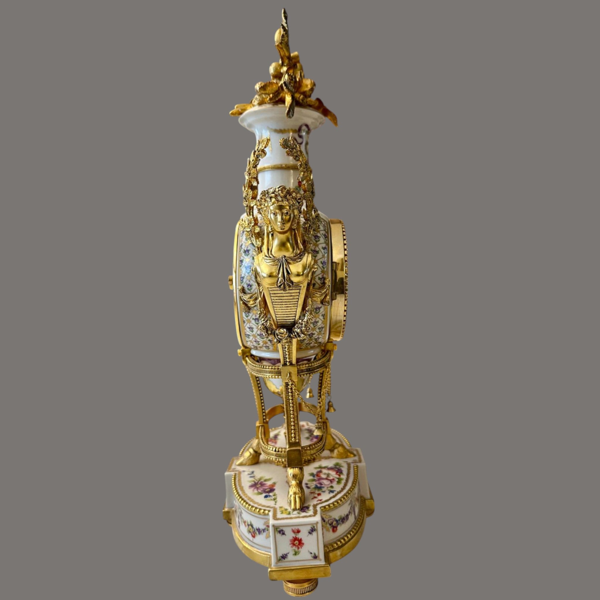 Mantel Clock, V&A, Marie Antoinette, Porcelain & Ormolu