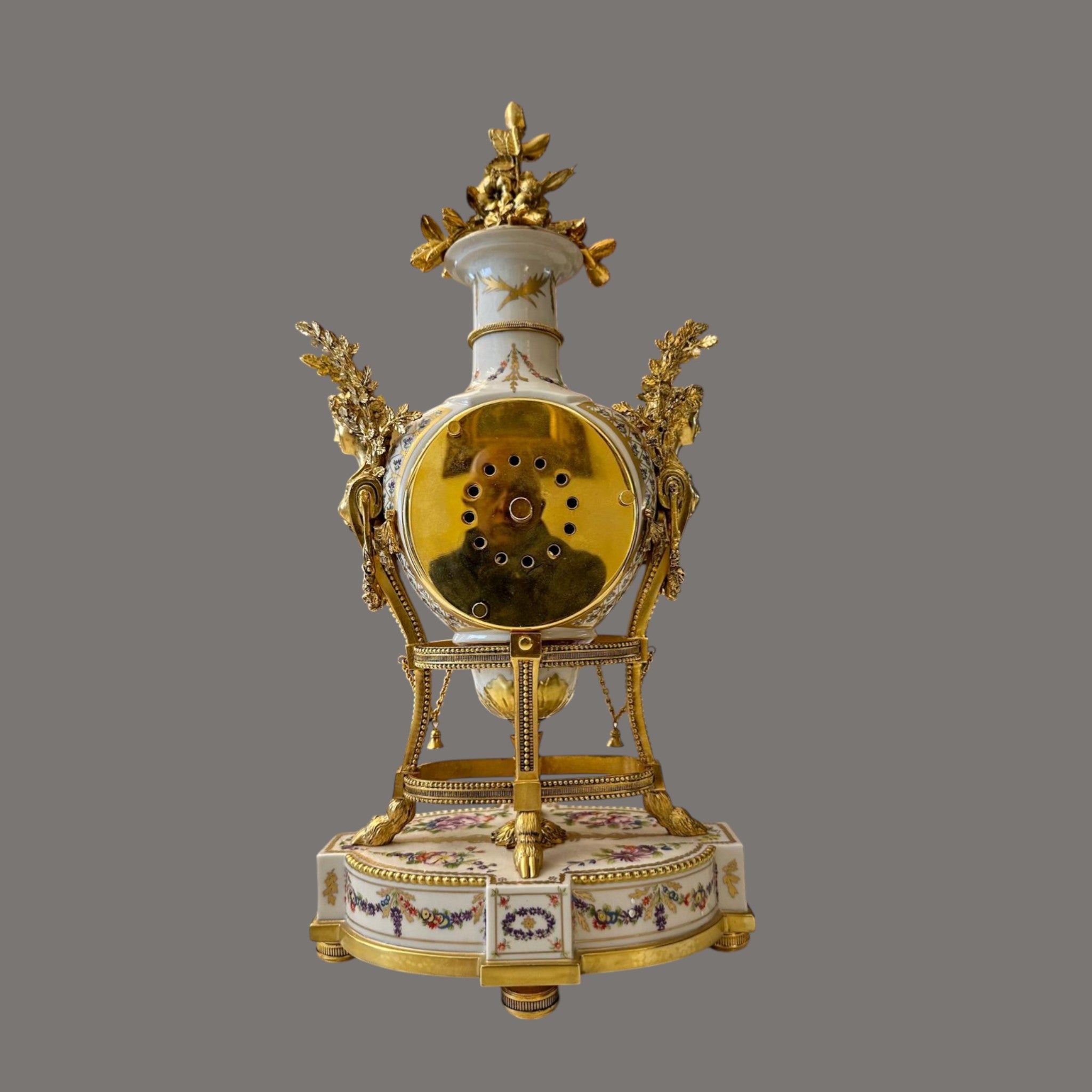 Mantel Clock, V&A, Marie Antoinette, Porcelain & Ormolu