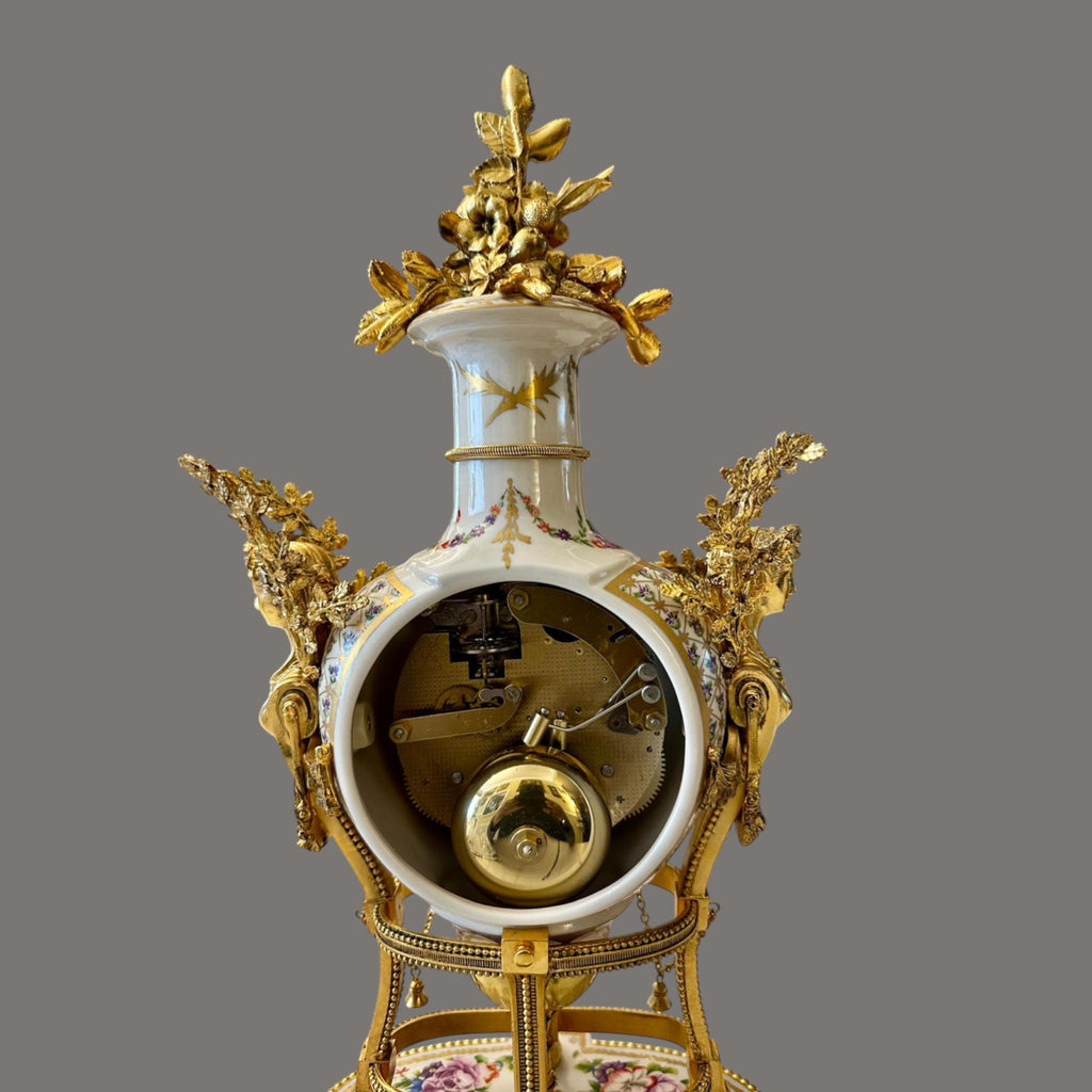 Mantel Clock, V&A, Marie Antoinette, Porcelain & Ormolu