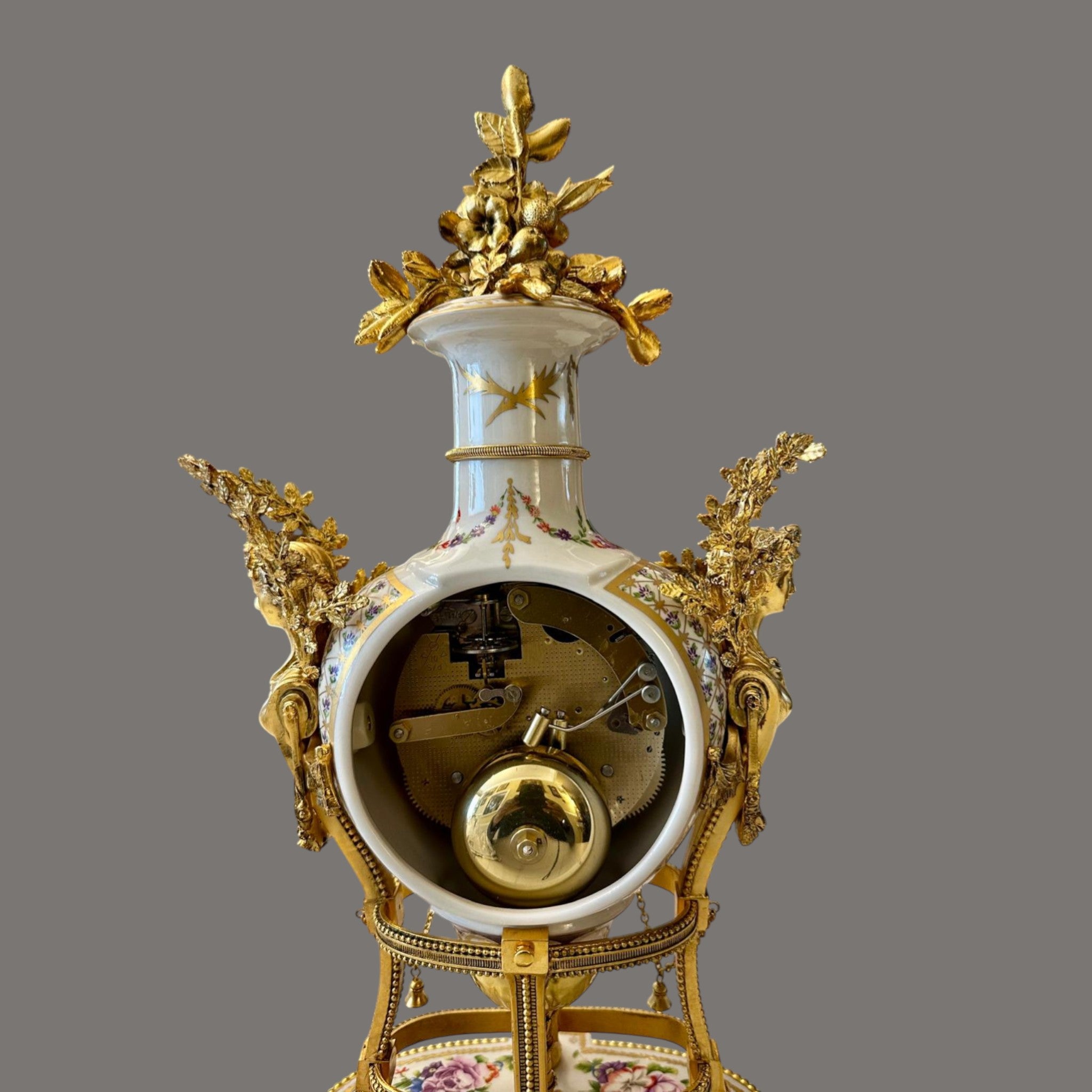 Mantel Clock, V&A, Marie Antoinette, Porcelain & Ormolu