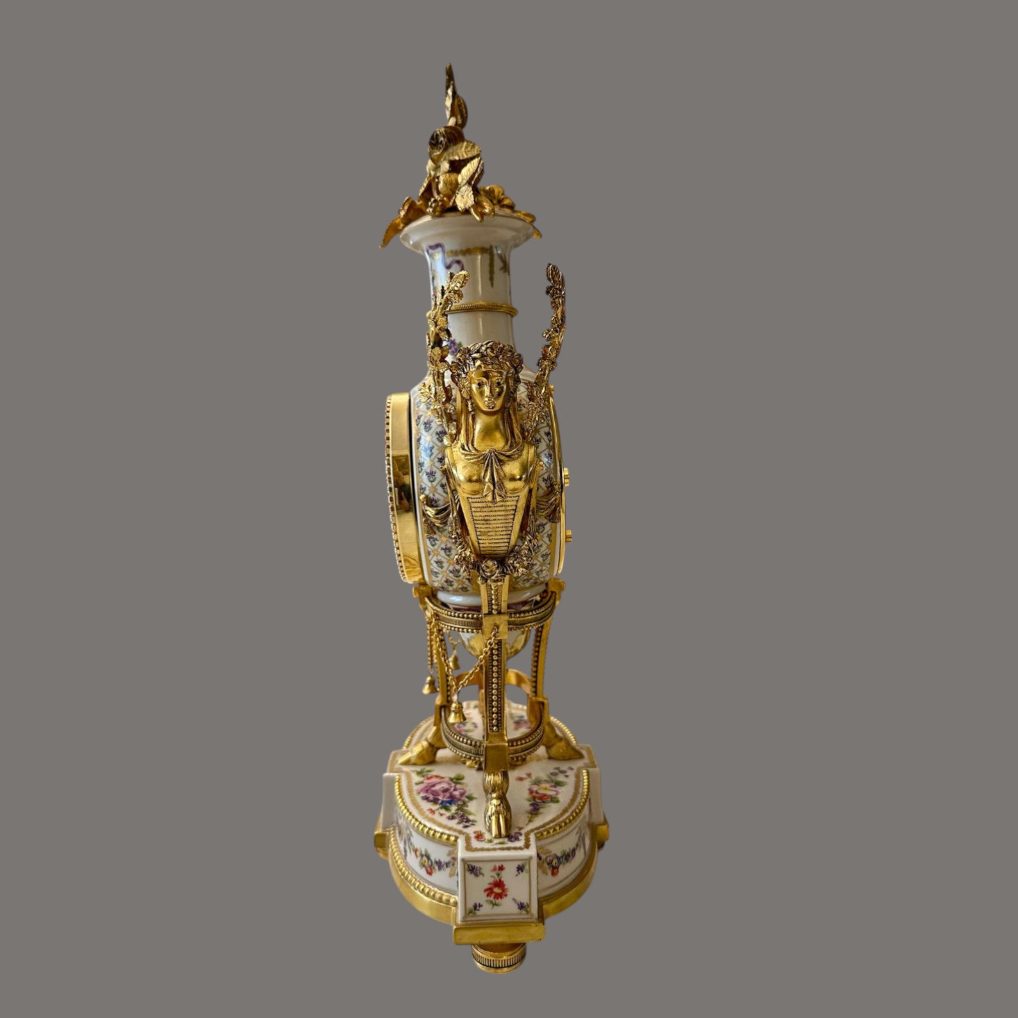 Mantel Clock, V&A, Marie Antoinette, Porcelain & Ormolu