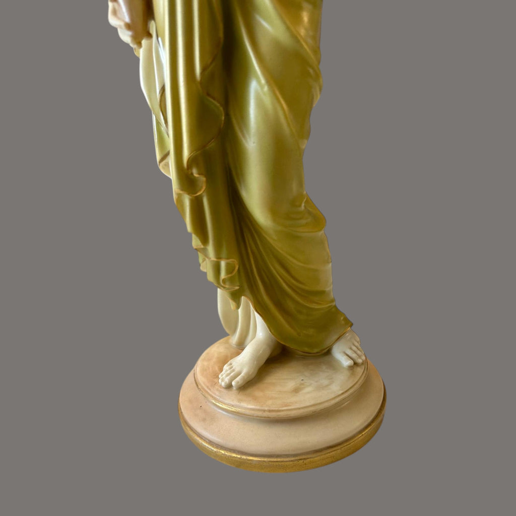 Royal Worcester Porcelain Grecian Maiden Figure | James Hadley c.1900