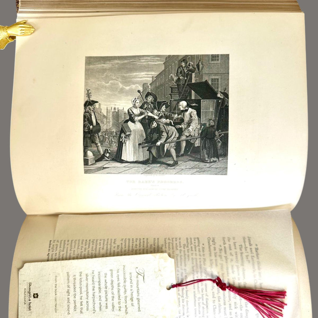 Complete Works of William Hogarth, c.1860 – Leather Bound Engravings Volume