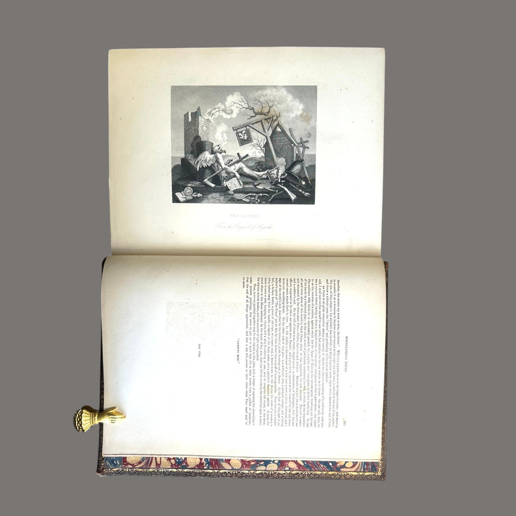 Complete Works of William Hogarth, c.1860 – Leather Bound Engravings Volume