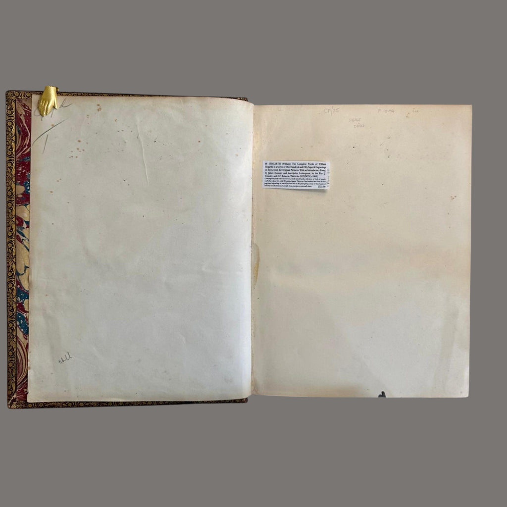 Complete Works of William Hogarth, c.1860 – Leather Bound Engravings Volume