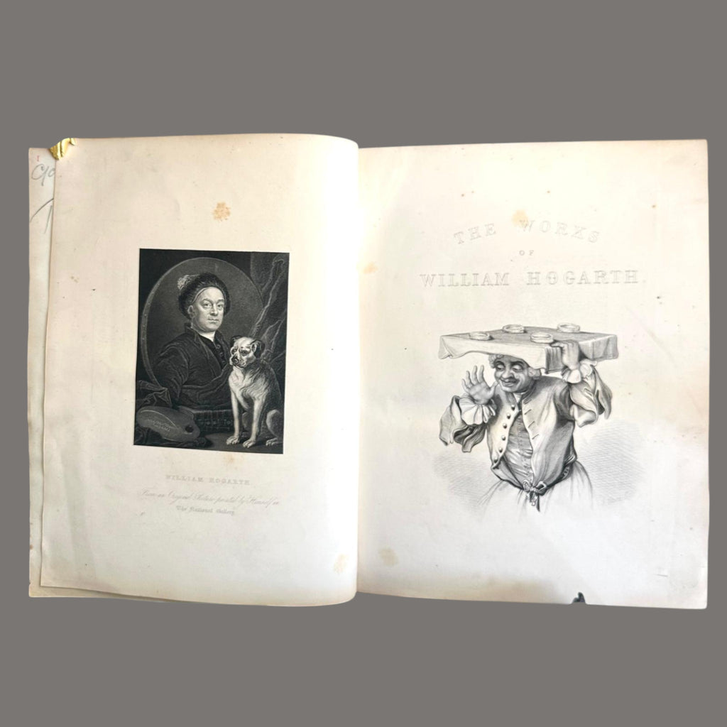 Complete Works of William Hogarth, c.1860 – Leather Bound Engravings Volume