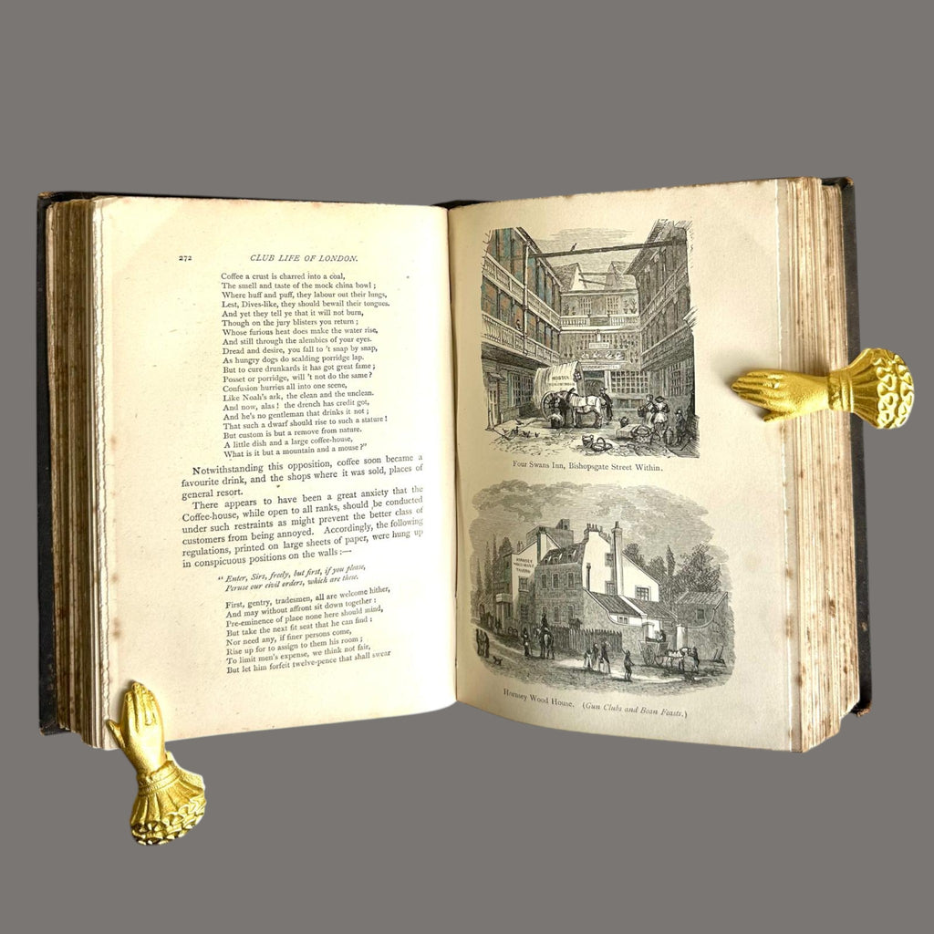 "Clubs and Club Life in London" by John Timbs – Chatto & Windus, Victorian Leather Bound
