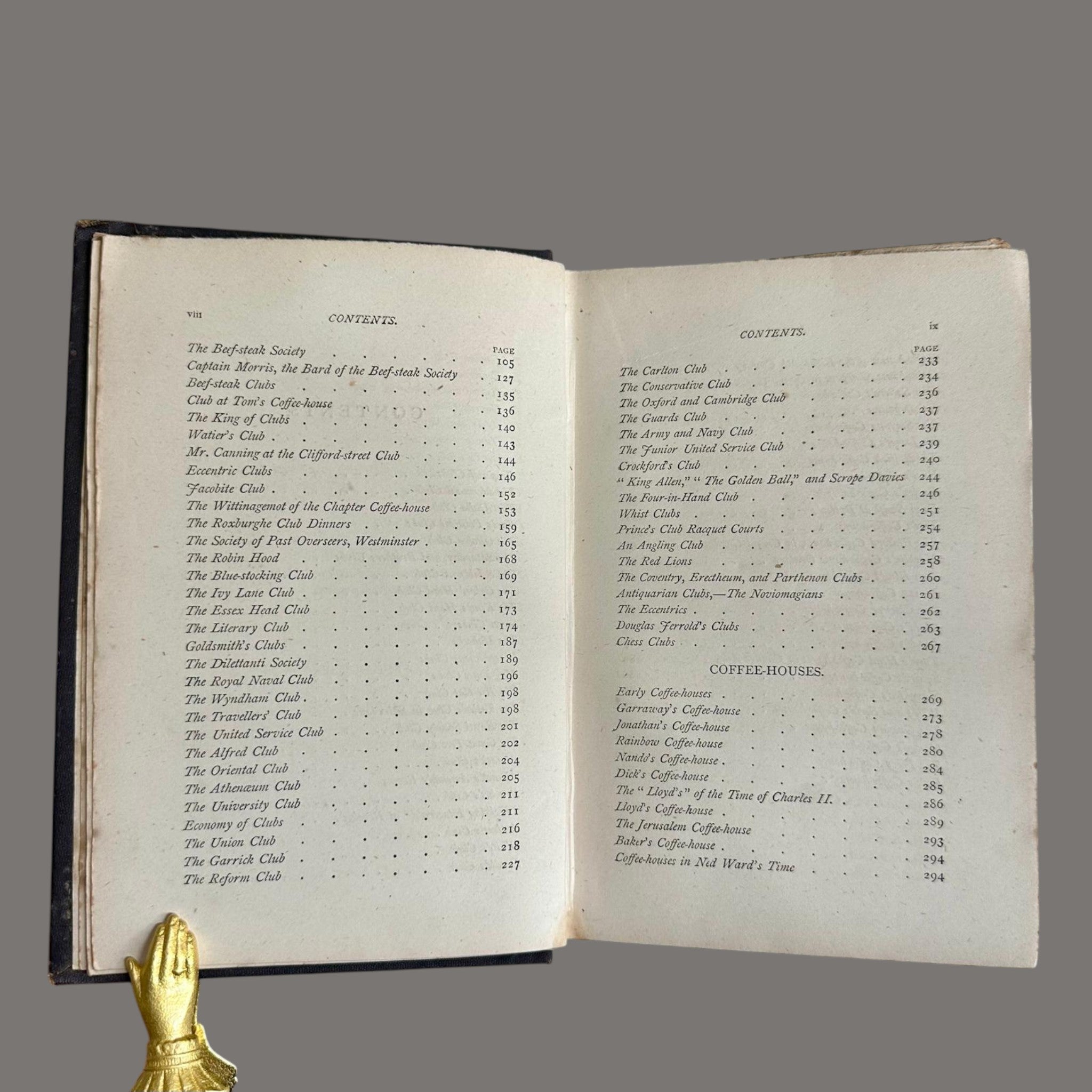 "Clubs and Club Life in London" by John Timbs – Chatto & Windus, Victorian Leather Bound