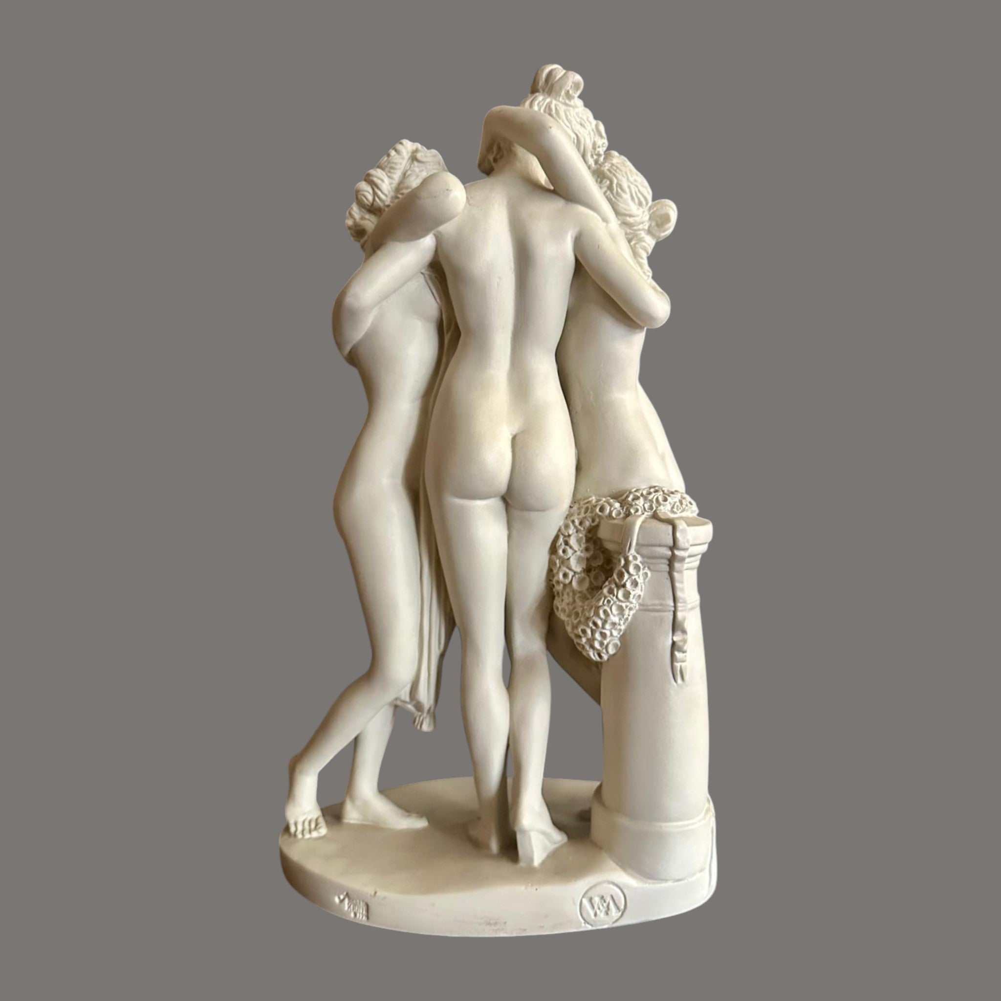 Three Graces, Victori& Albert Museum commisioned, Marble and resin