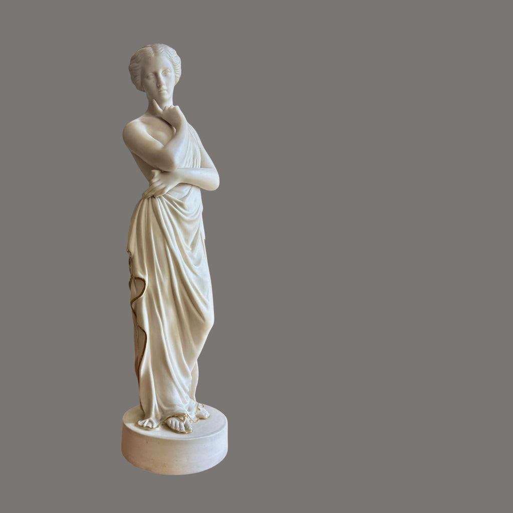 Porcelain, Parian ware, figure of a Lady