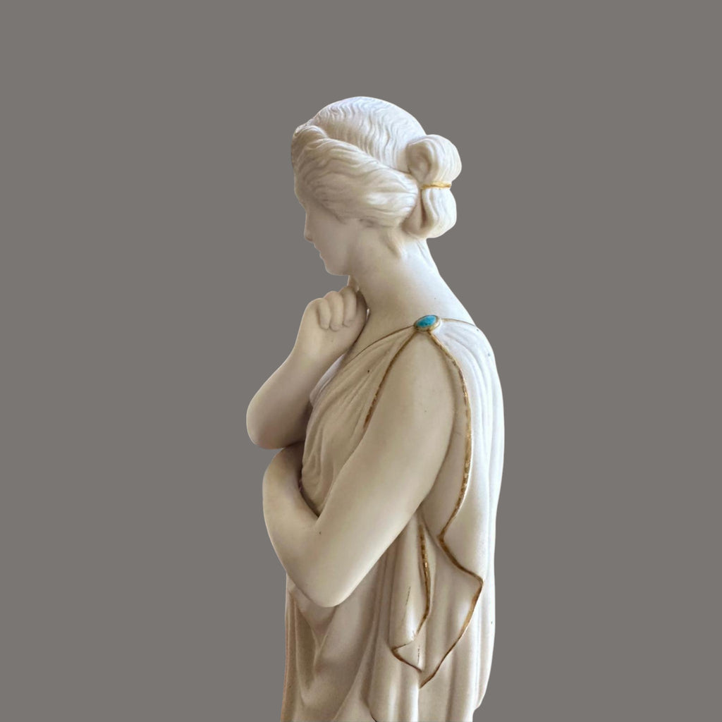 Porcelain, Parian ware, figure of a Lady