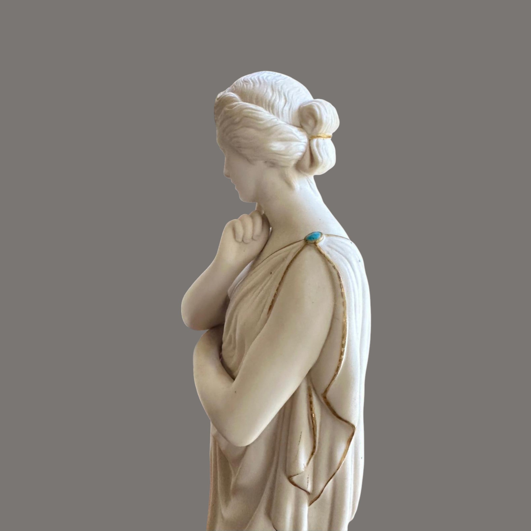Porcelain, Parian ware, figure of a Lady