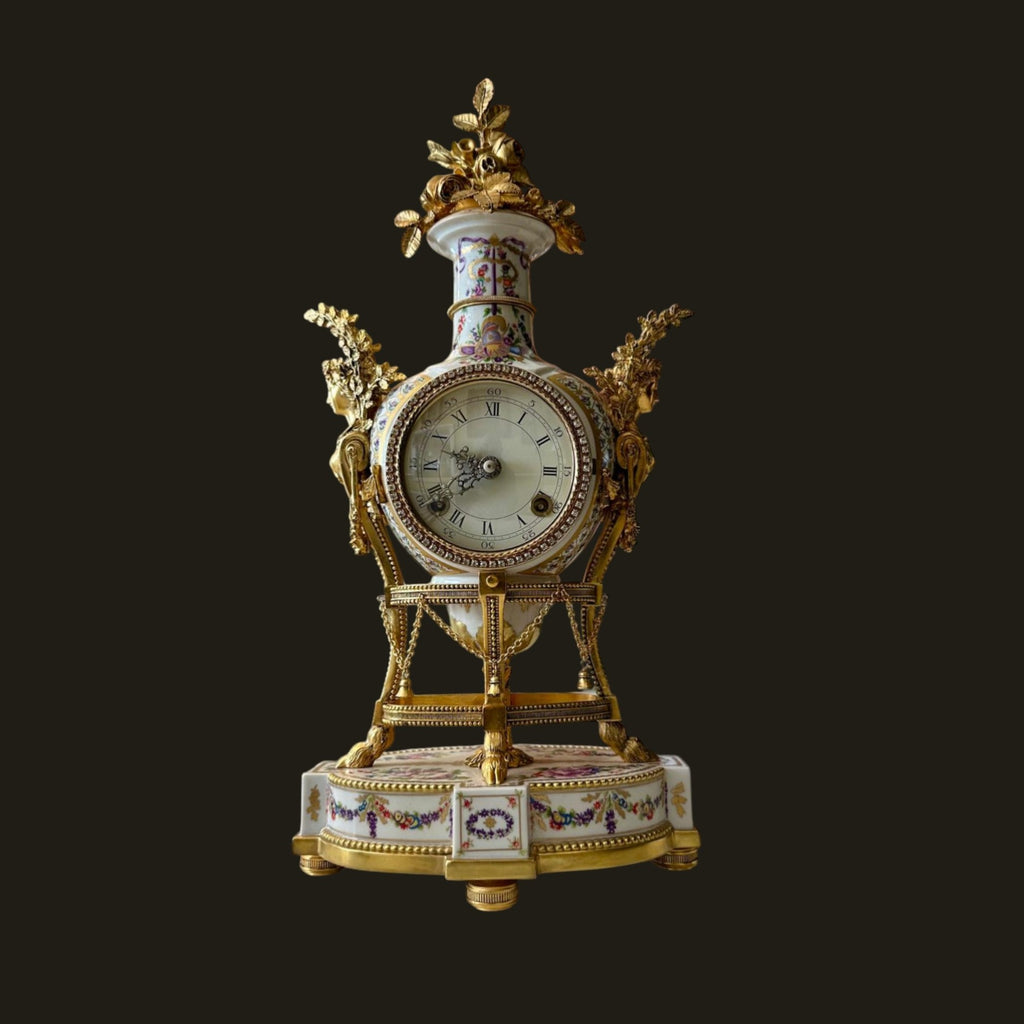 Mantel Clock, V&A, Marie Antoinette, Porcelain & Ormolu