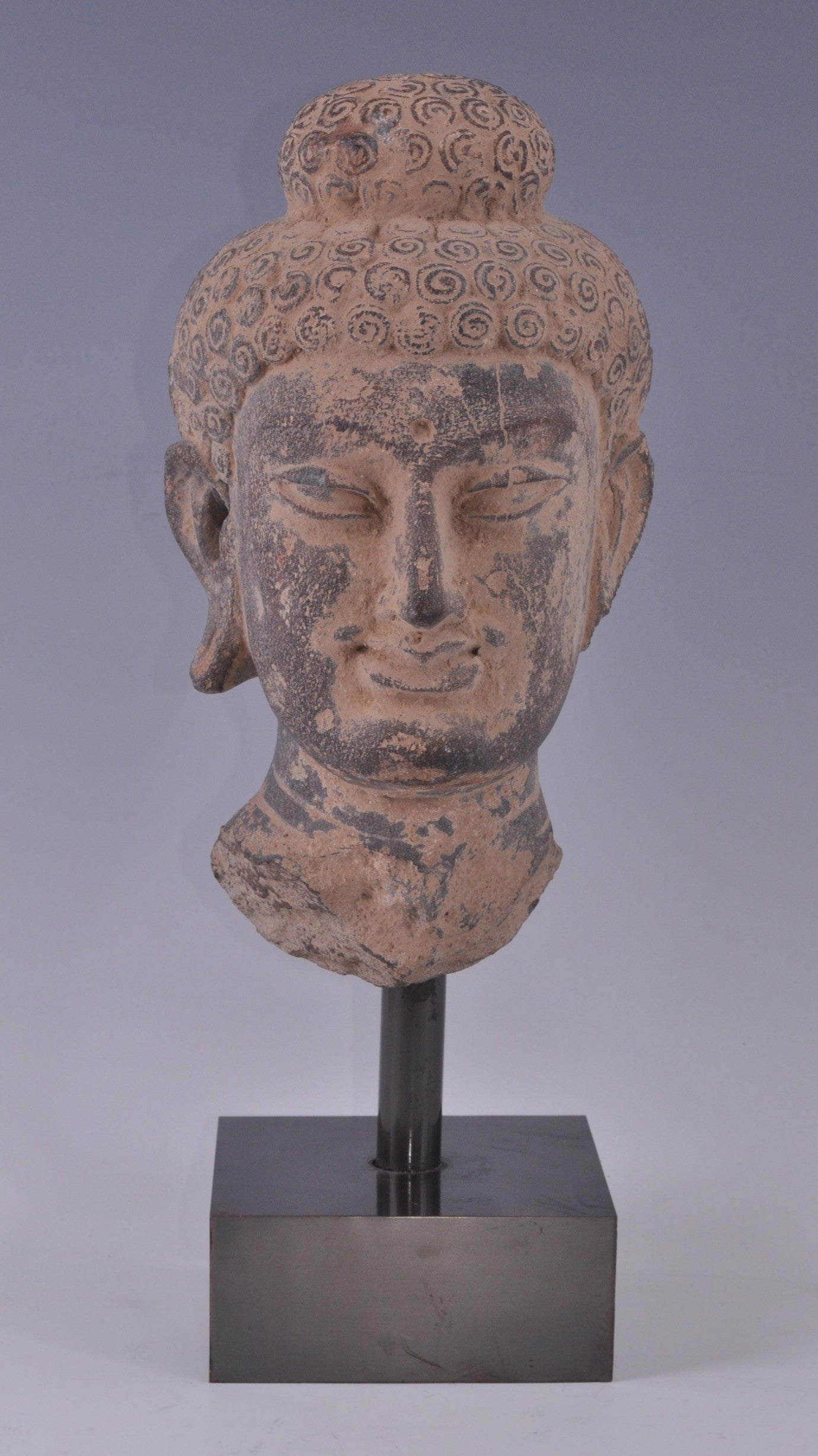 Budha, Gandhara, Antique, 1st Century, Schist Stone