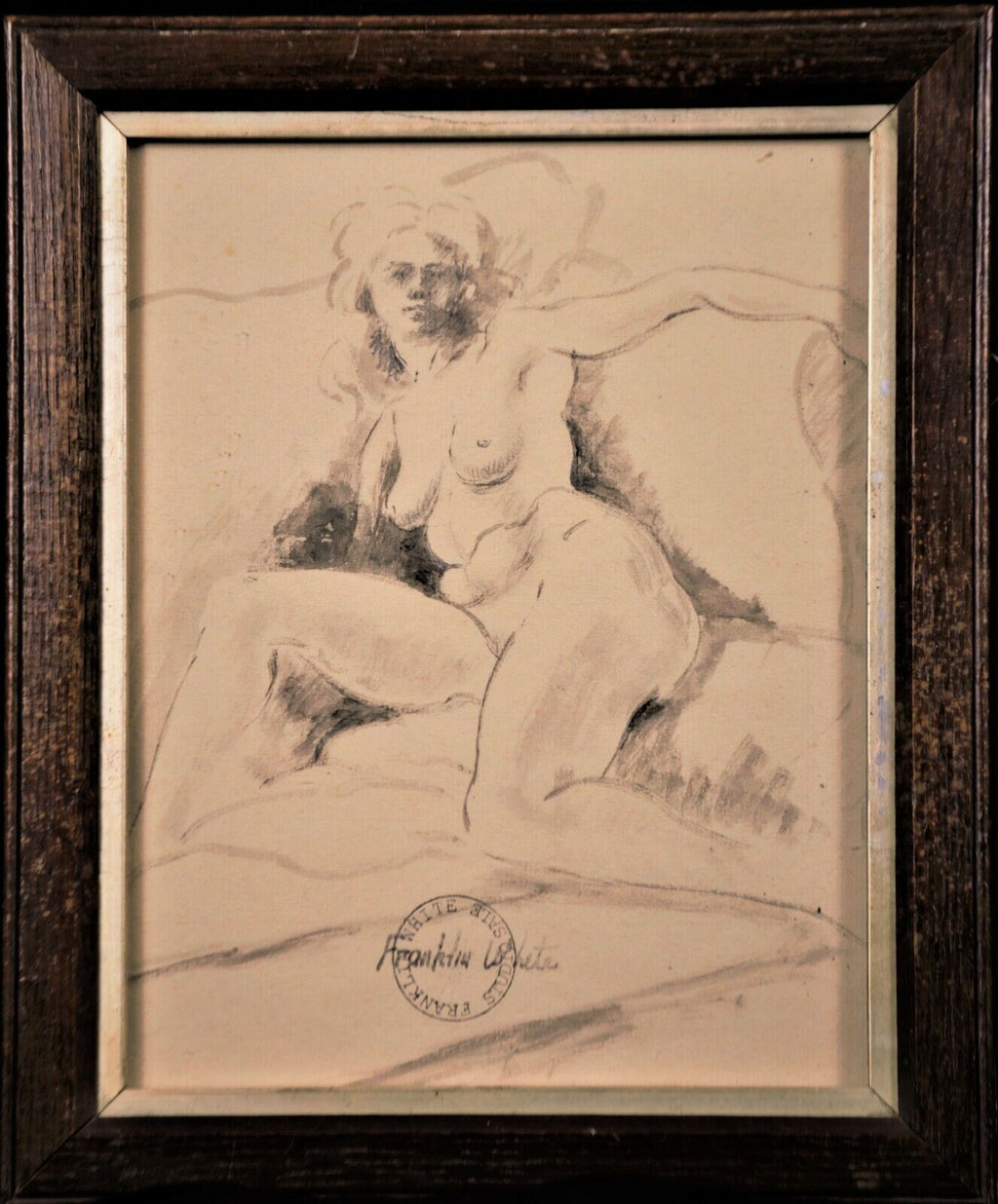 Nude Female figure,Franklin White, Australian