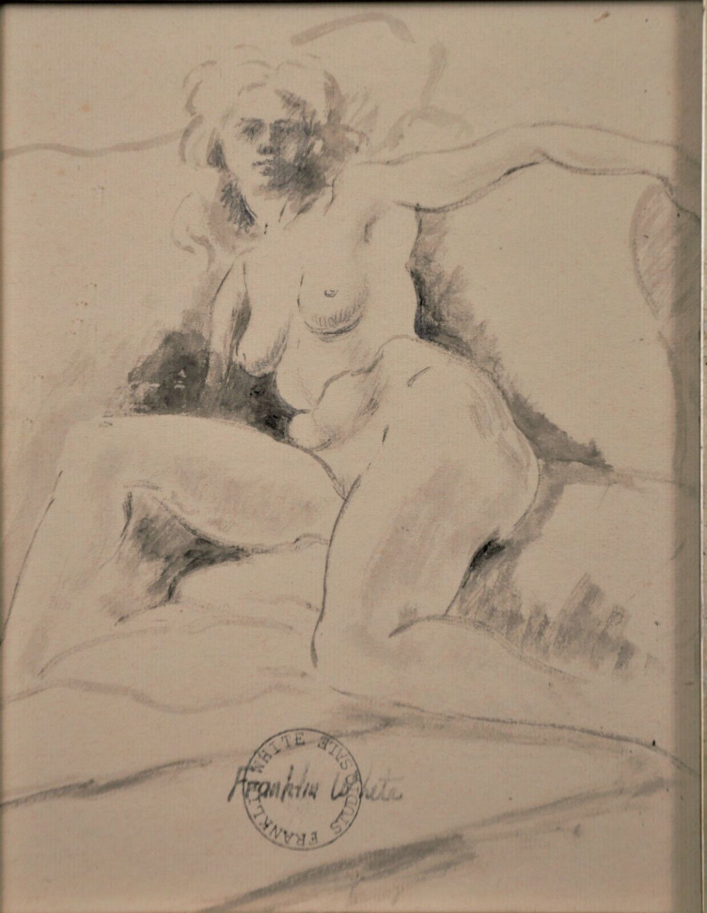Nude Female figure,Franklin White, Australian