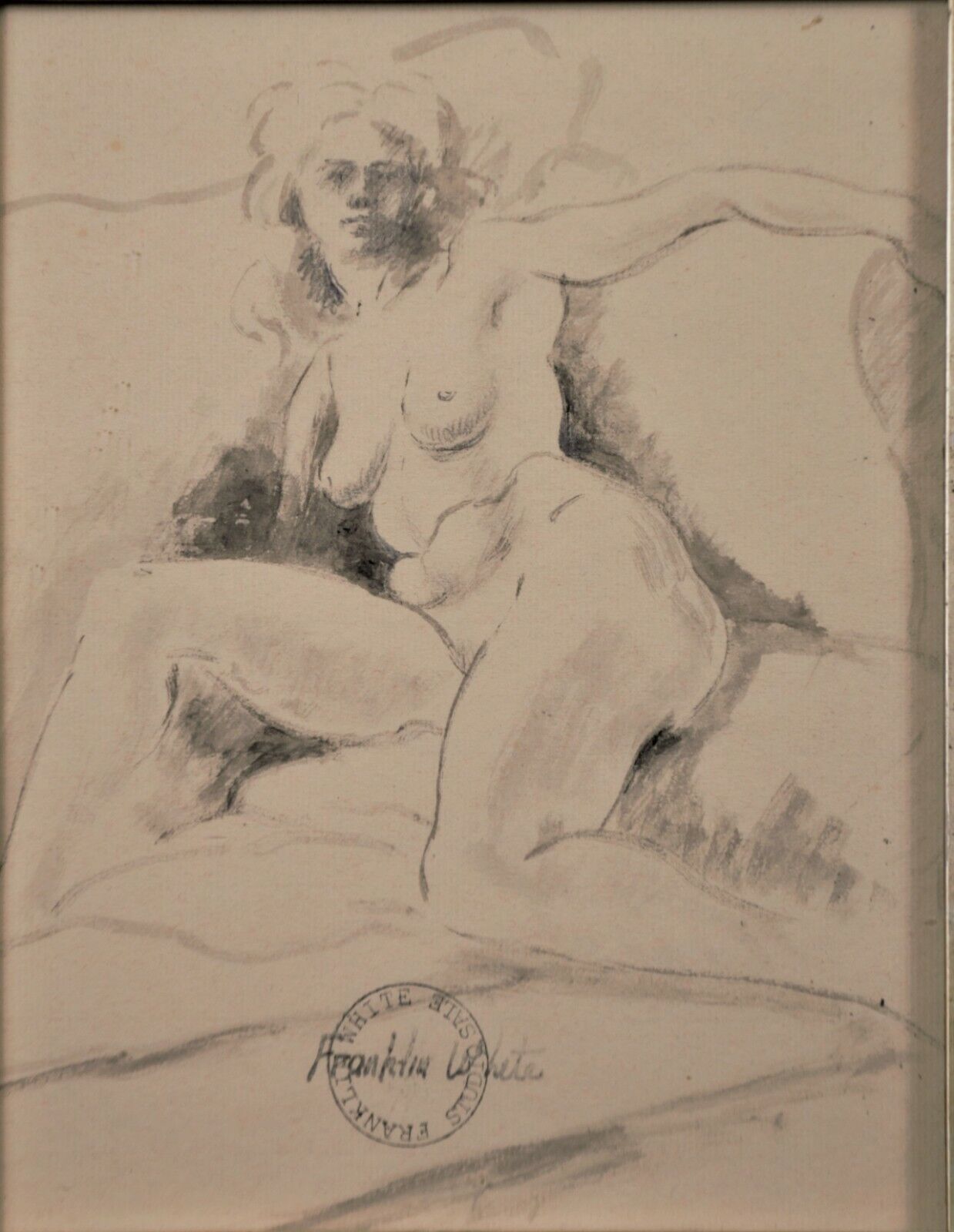 Nude Female figure,Franklin White, Australian
