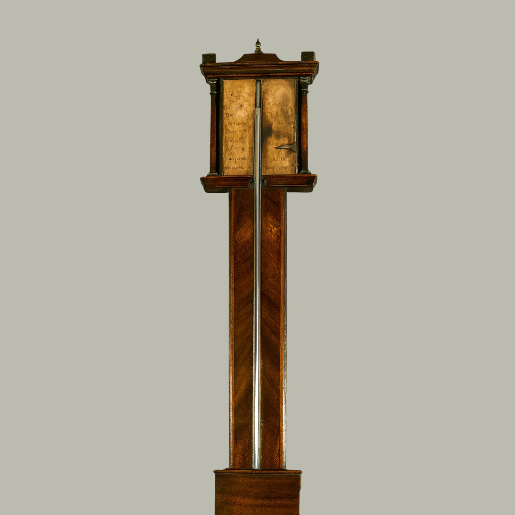 Barometer, Georgian, England, circa 1850, with  Walnut case