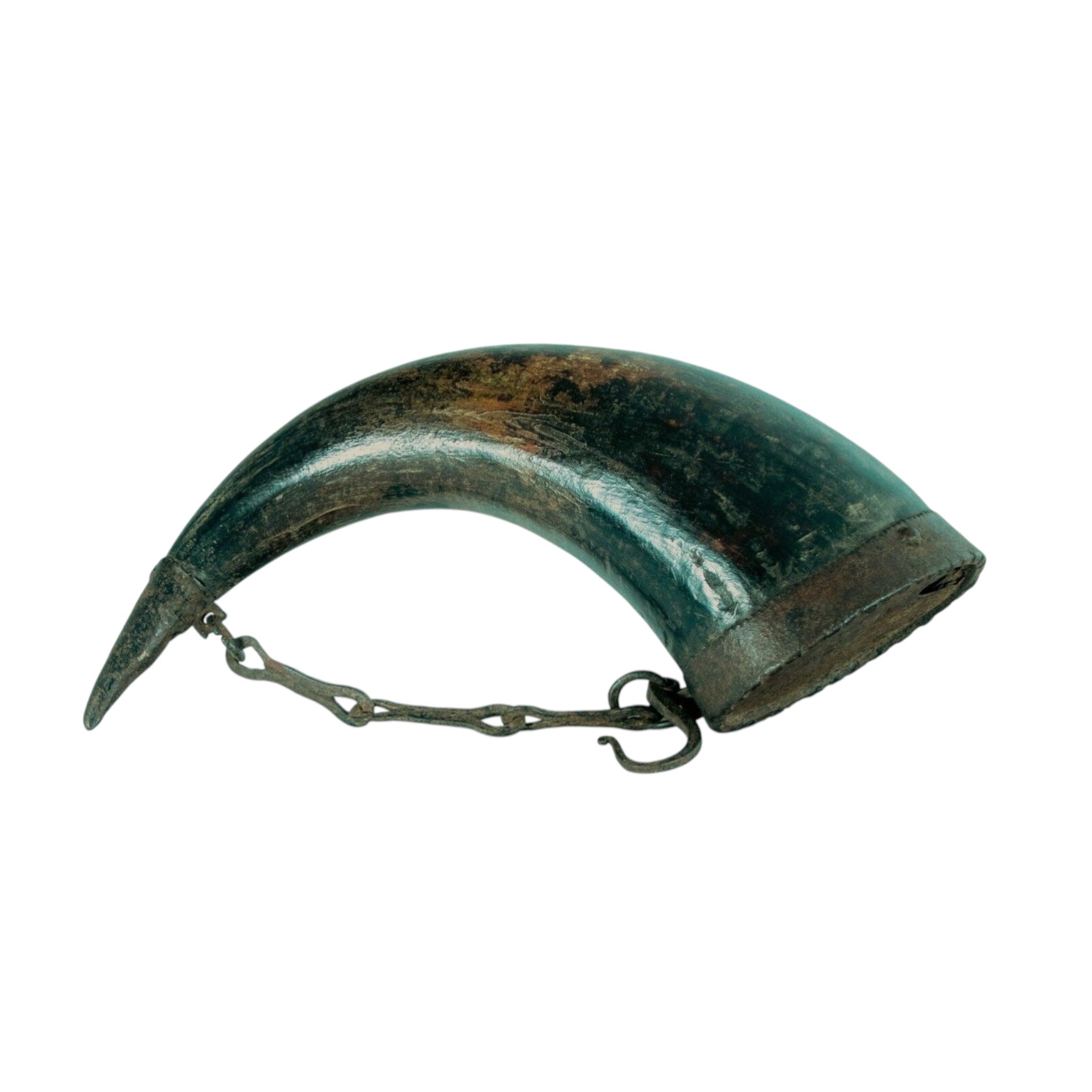 Gun Powder Flask, 19th Century, Antique