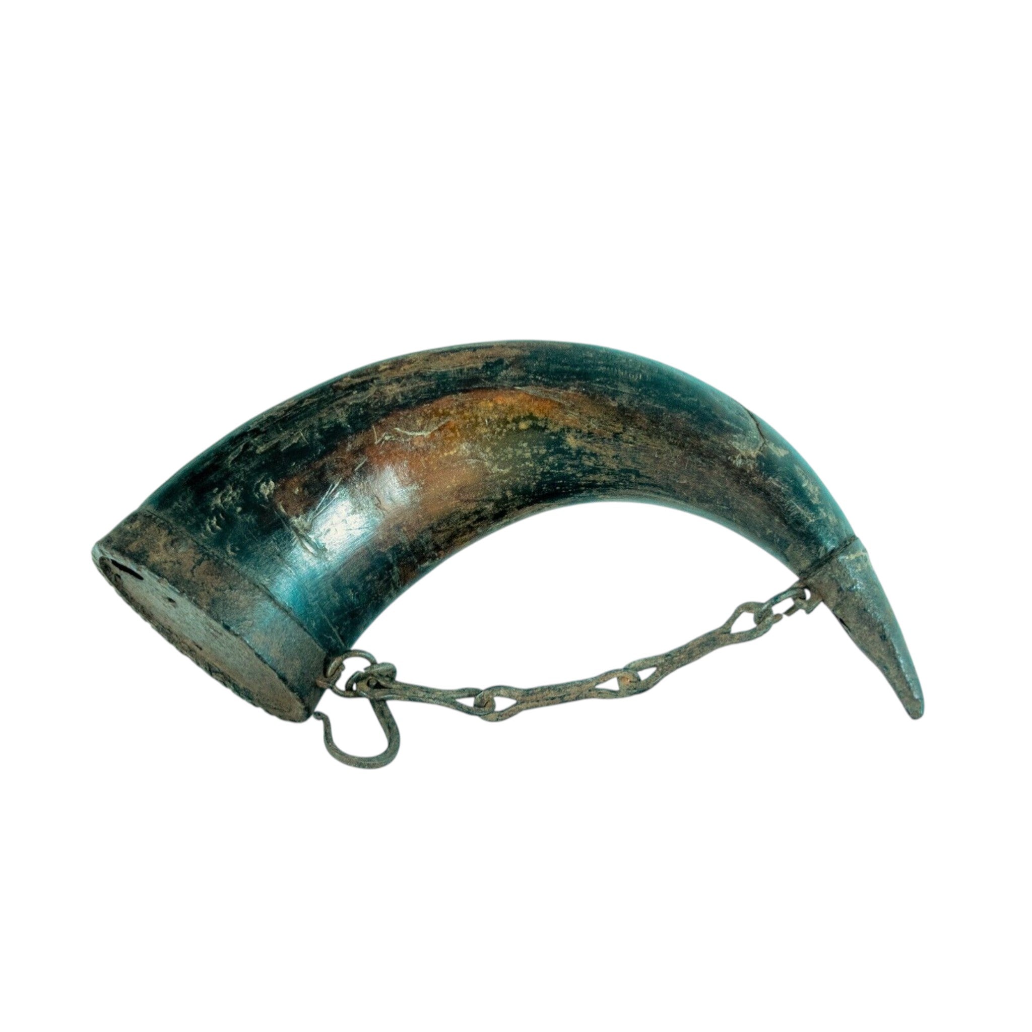 Gun Powder Flask, 19th Century, Antique