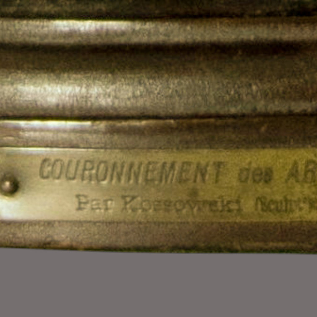 Antique, Sculpture, Coronationm of the Arts, 1890, Spelter