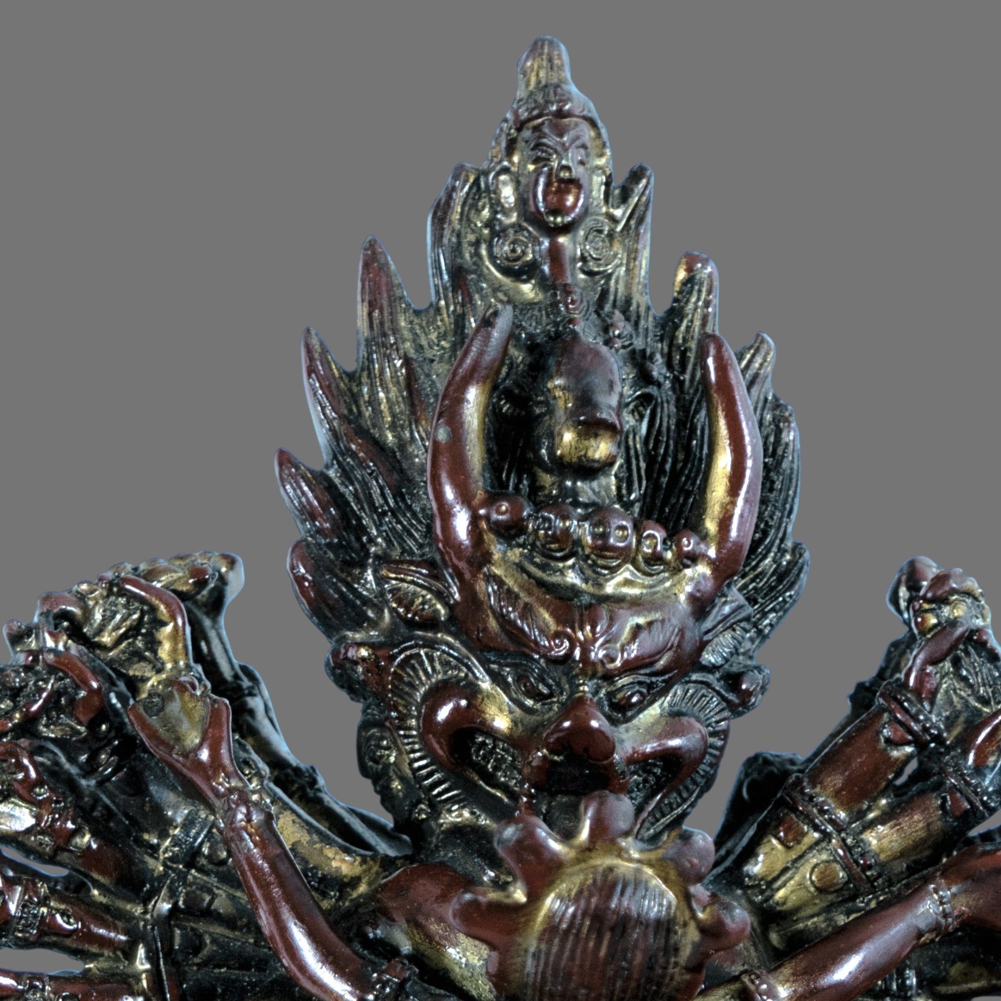 Vintage Bronze, Yamantaka Statue - Ferocious Manifestation of Manjushri