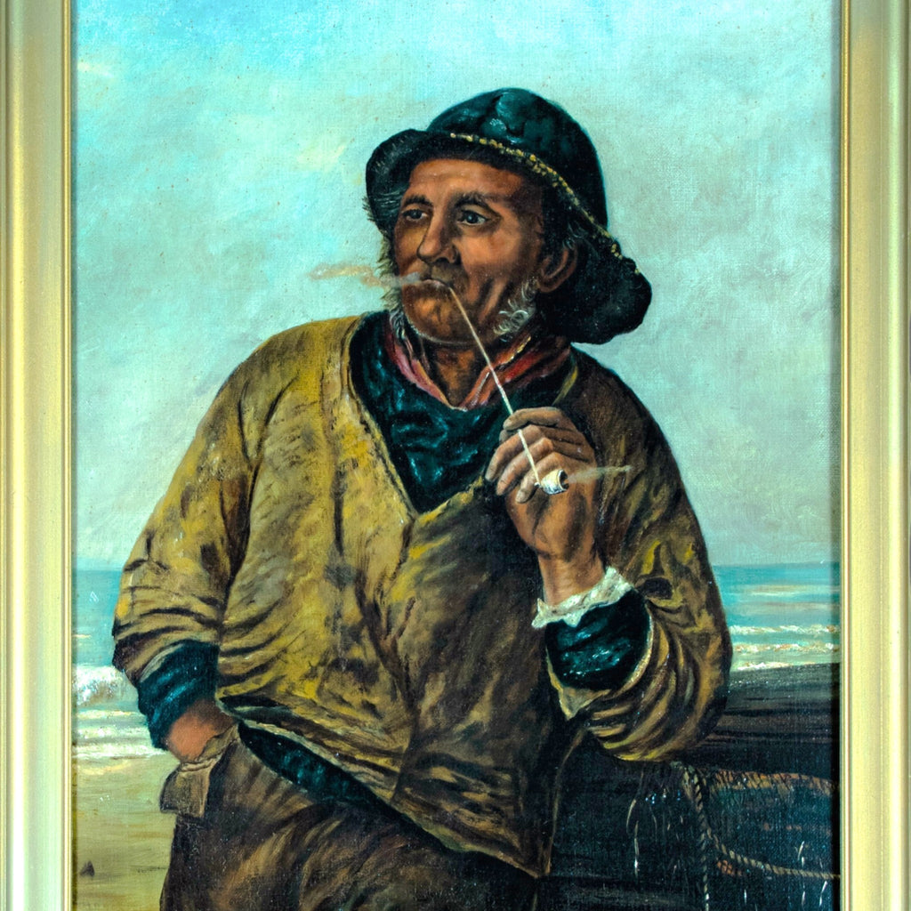 Oil Painting, Gilt Framed, signed FC Cole, 1903