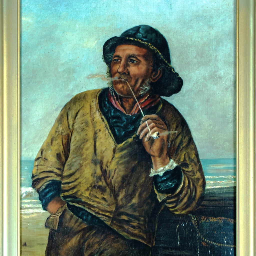 Oil Painting, Gilt Framed, signed FC Cole, 1903