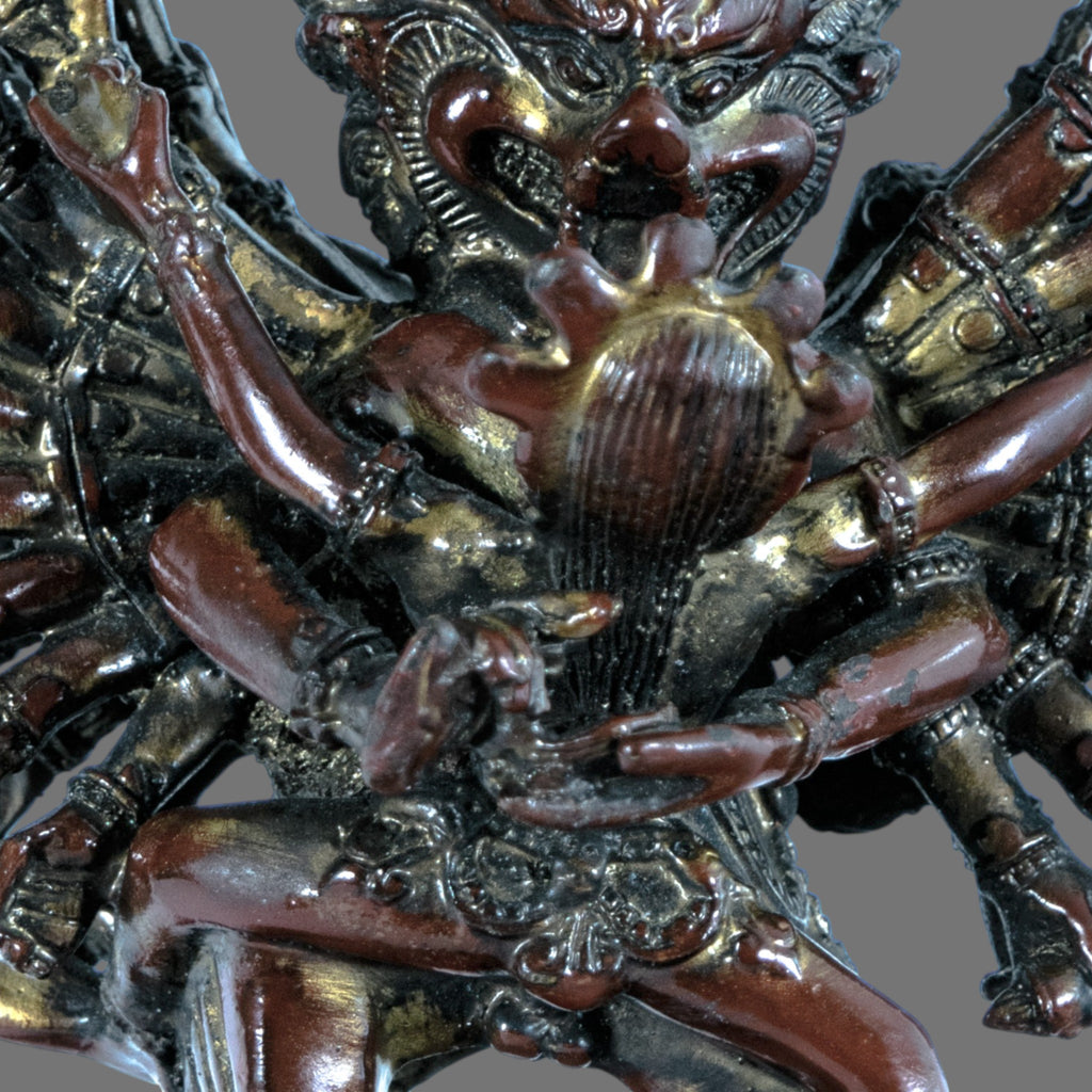 Vintage Bronze, Yamantaka Statue - Ferocious Manifestation of Manjushri