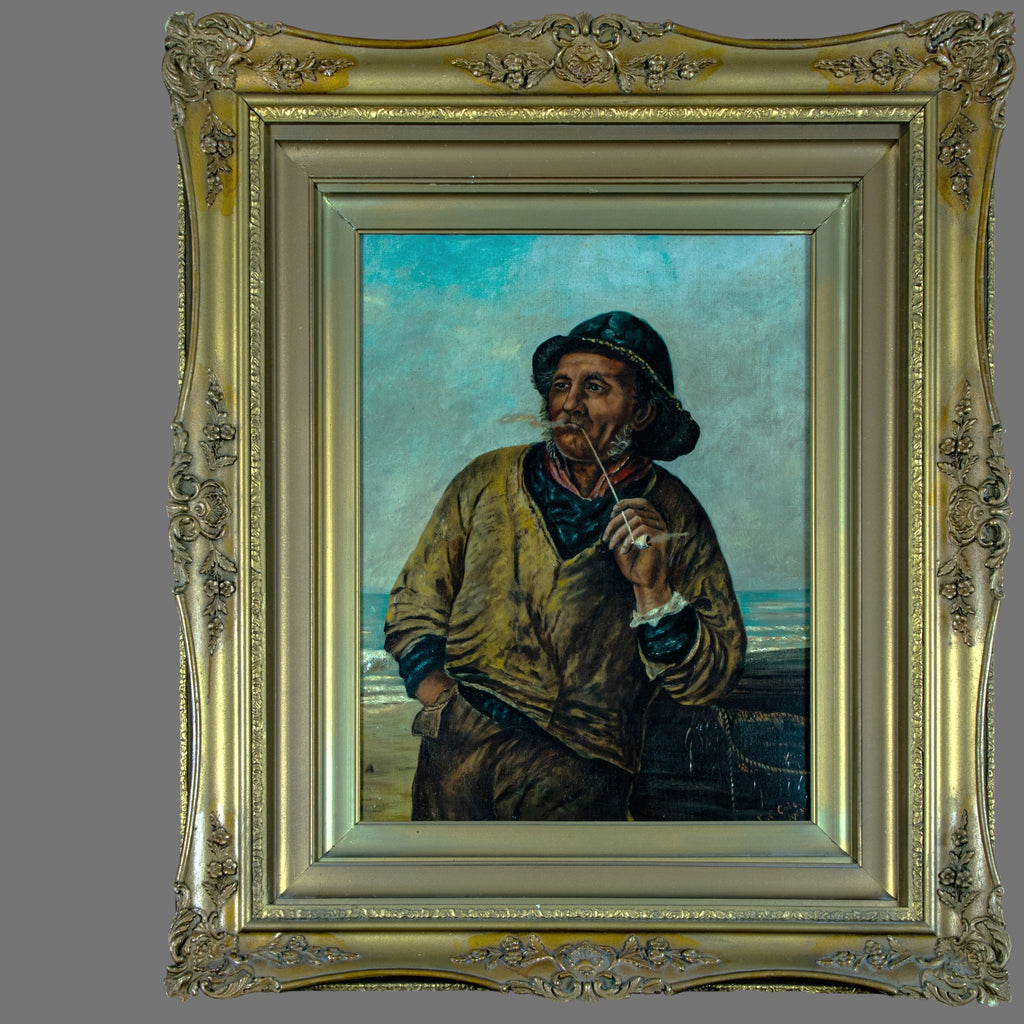 Oil Painting, Gilt Framed, signed FC Cole, 1903