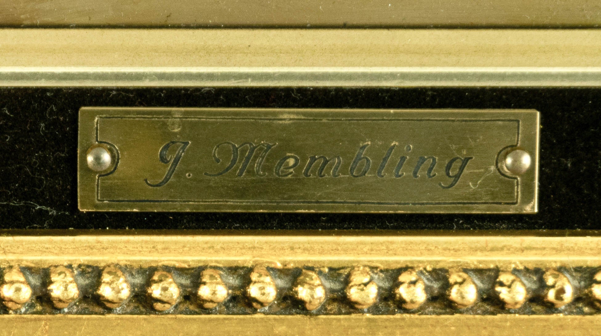 Antique Oil Painting, English, signed, A Lively evening at the Tavern, Membling