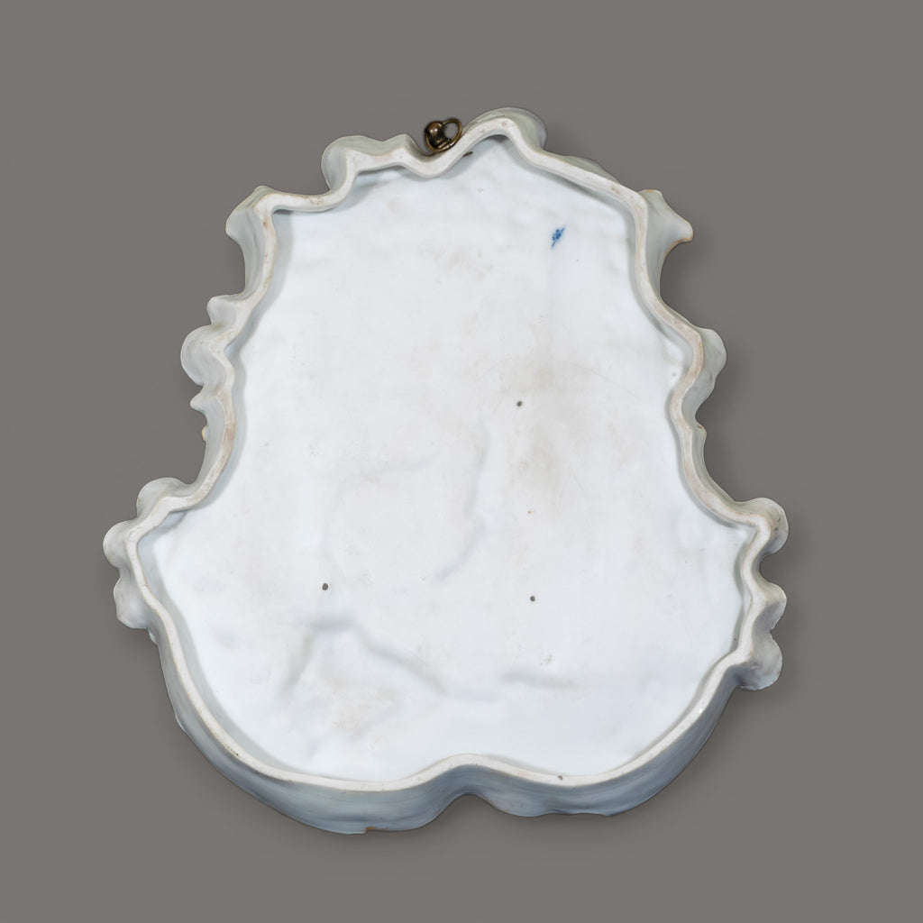 Antique, Wall plaques, German, Pretty Ladies,