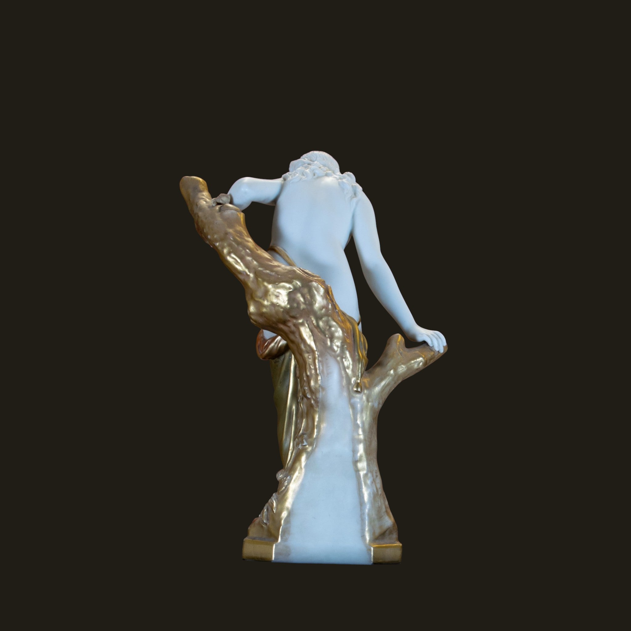 Royal Worcester 'The Bather Surprised' Porcelain Figure, Model 486, 1921